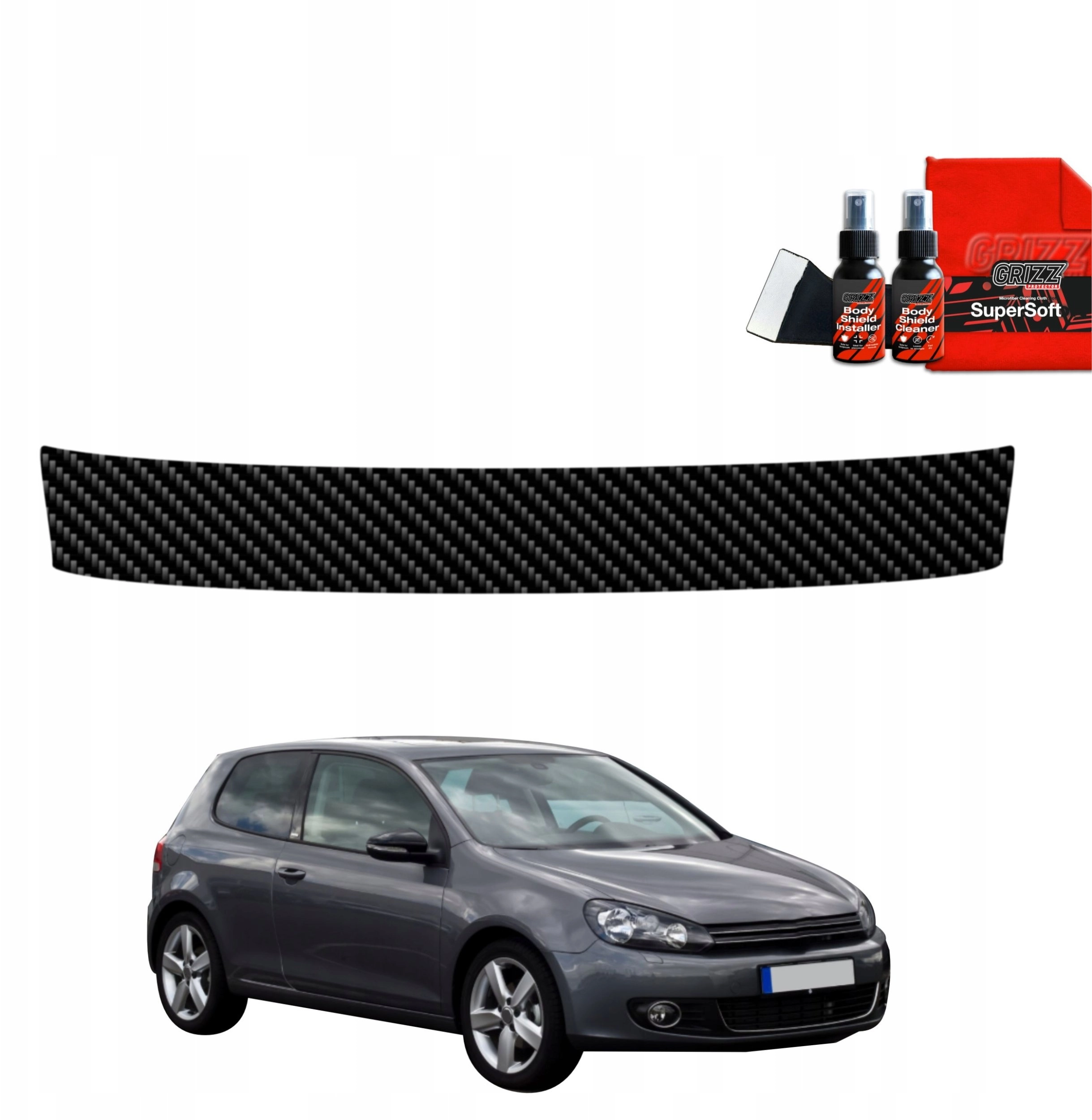 GrizzGlass Carbon foil for trunk sill