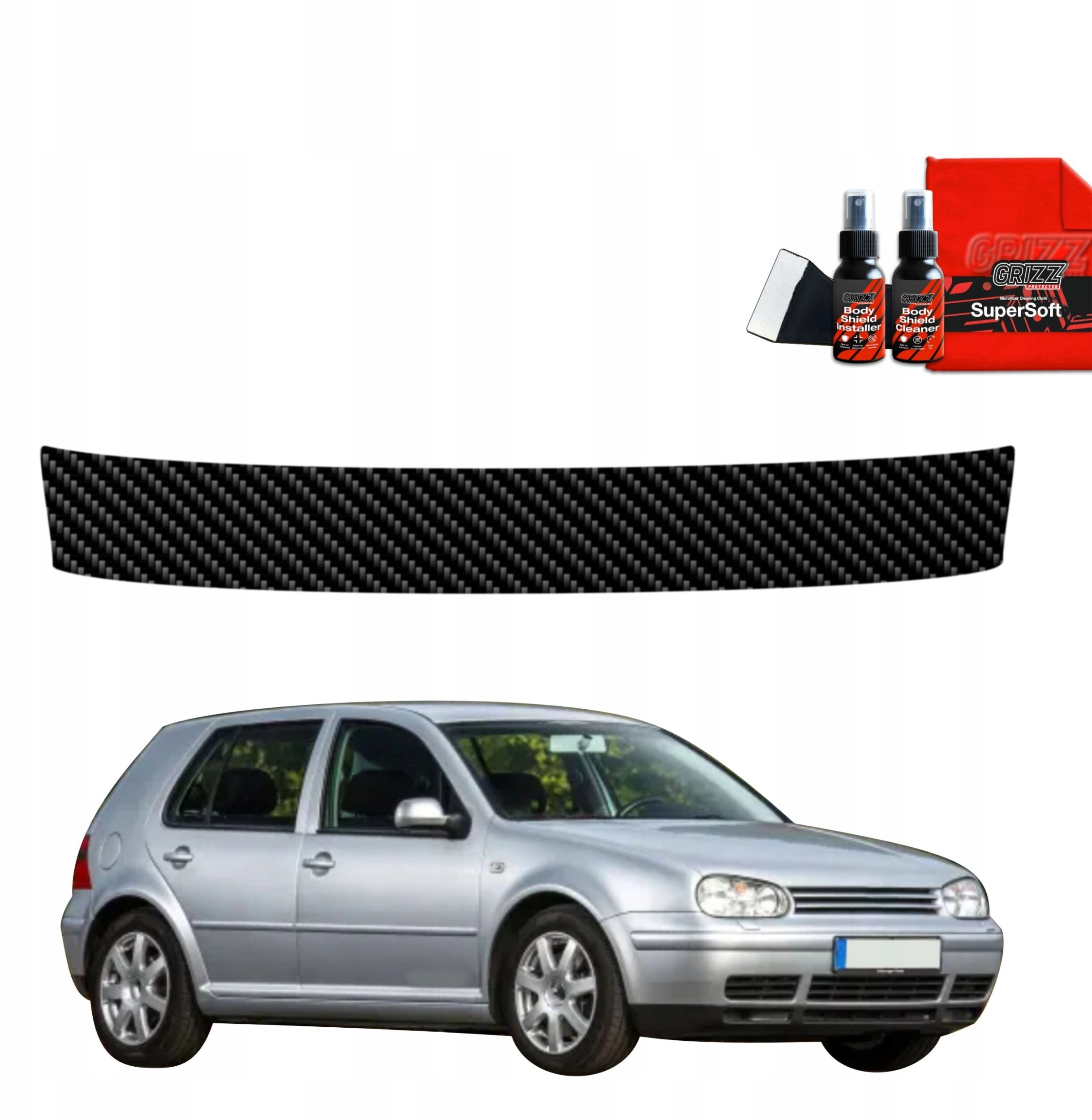 GrizzGlass Carbon foil for trunk sill