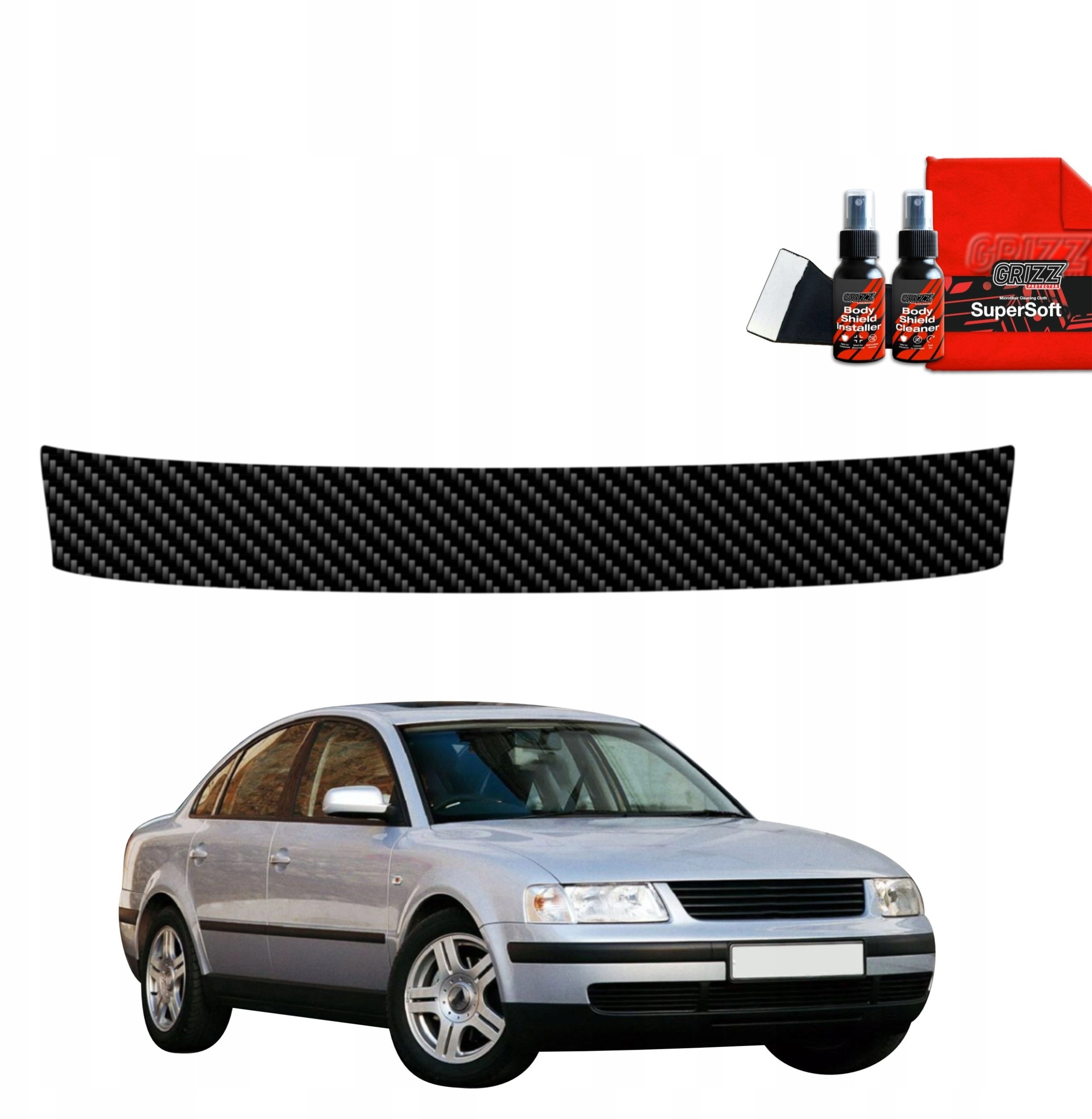 GrizzGlass Carbon foil for trunk sill