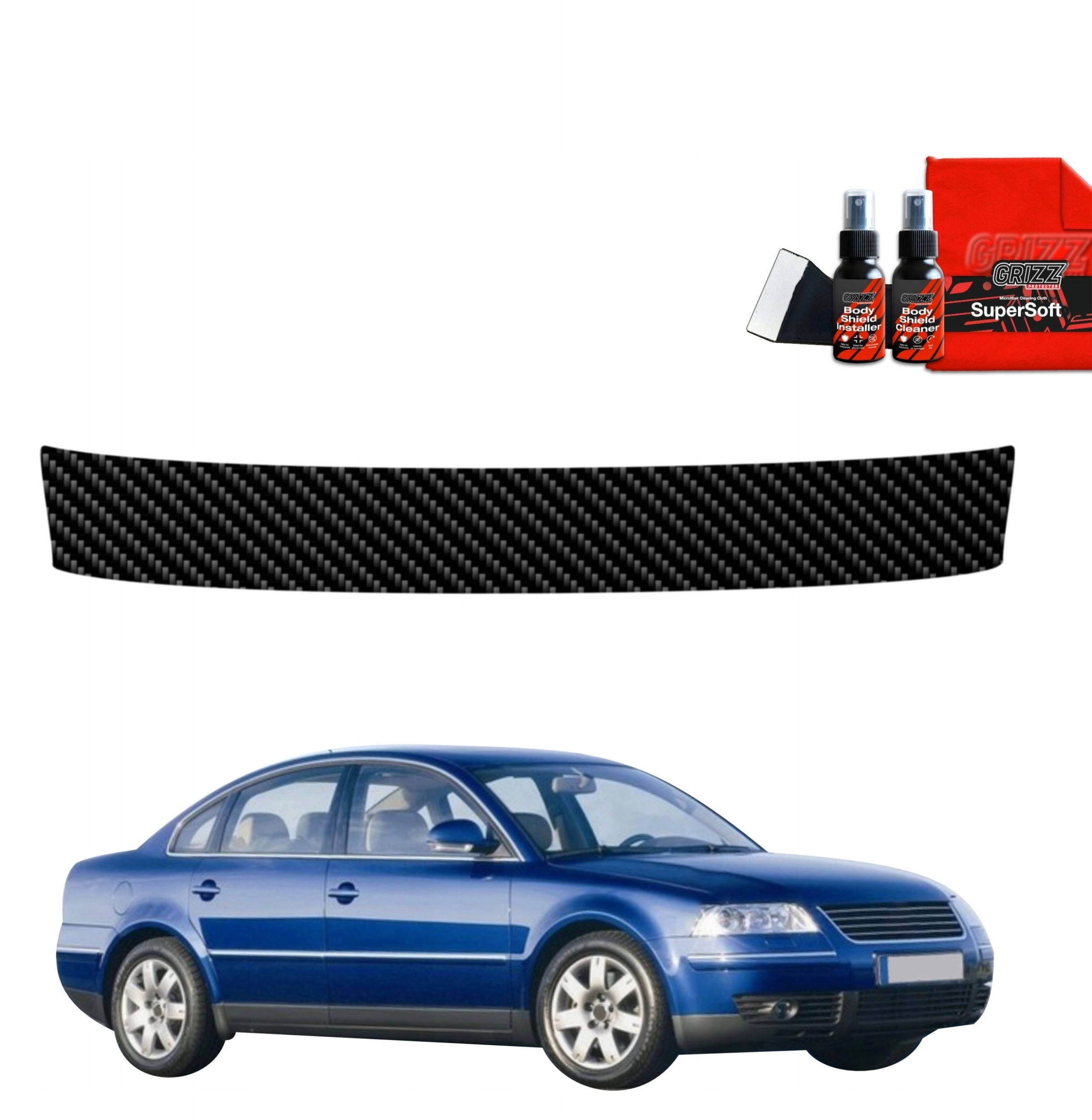 GrizzGlass Carbon foil for trunk sill