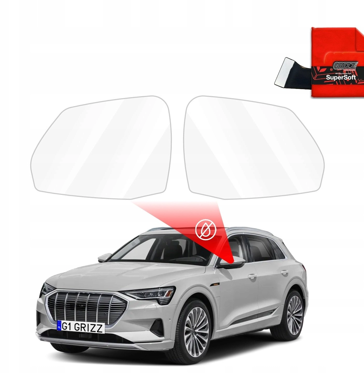 GrizzGlass GrizzGlass ZeroDrop rainproof mirror foil