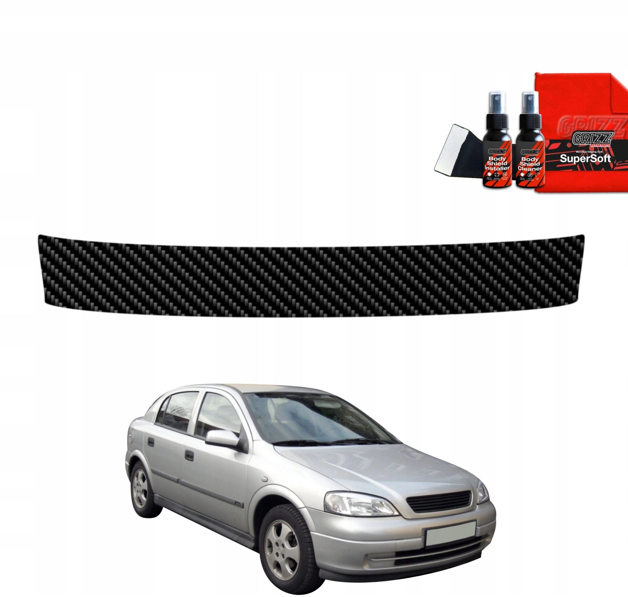 GrizzGlass Carbon foil for trunk sill