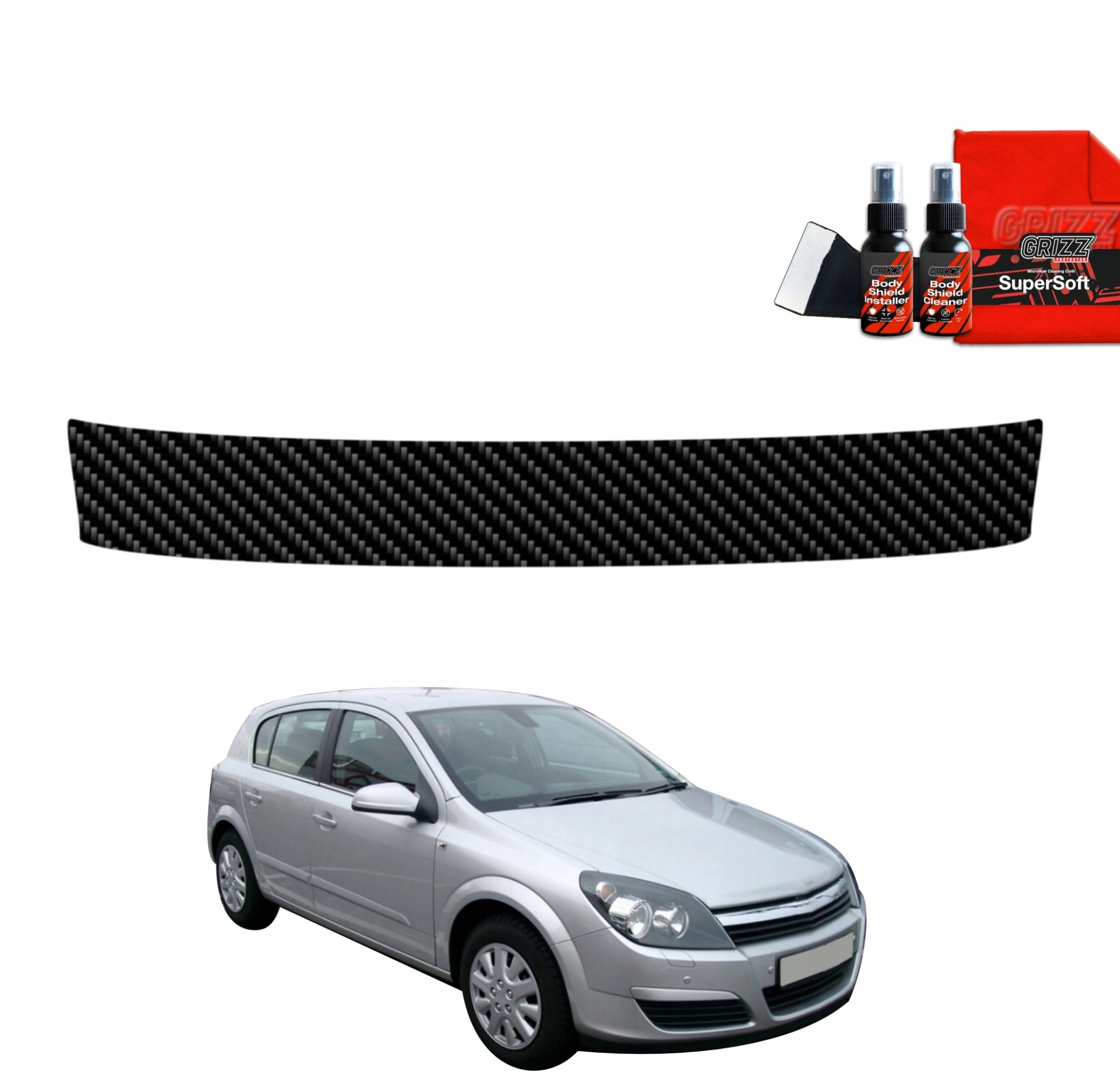 GrizzGlass Carbon foil for trunk sill