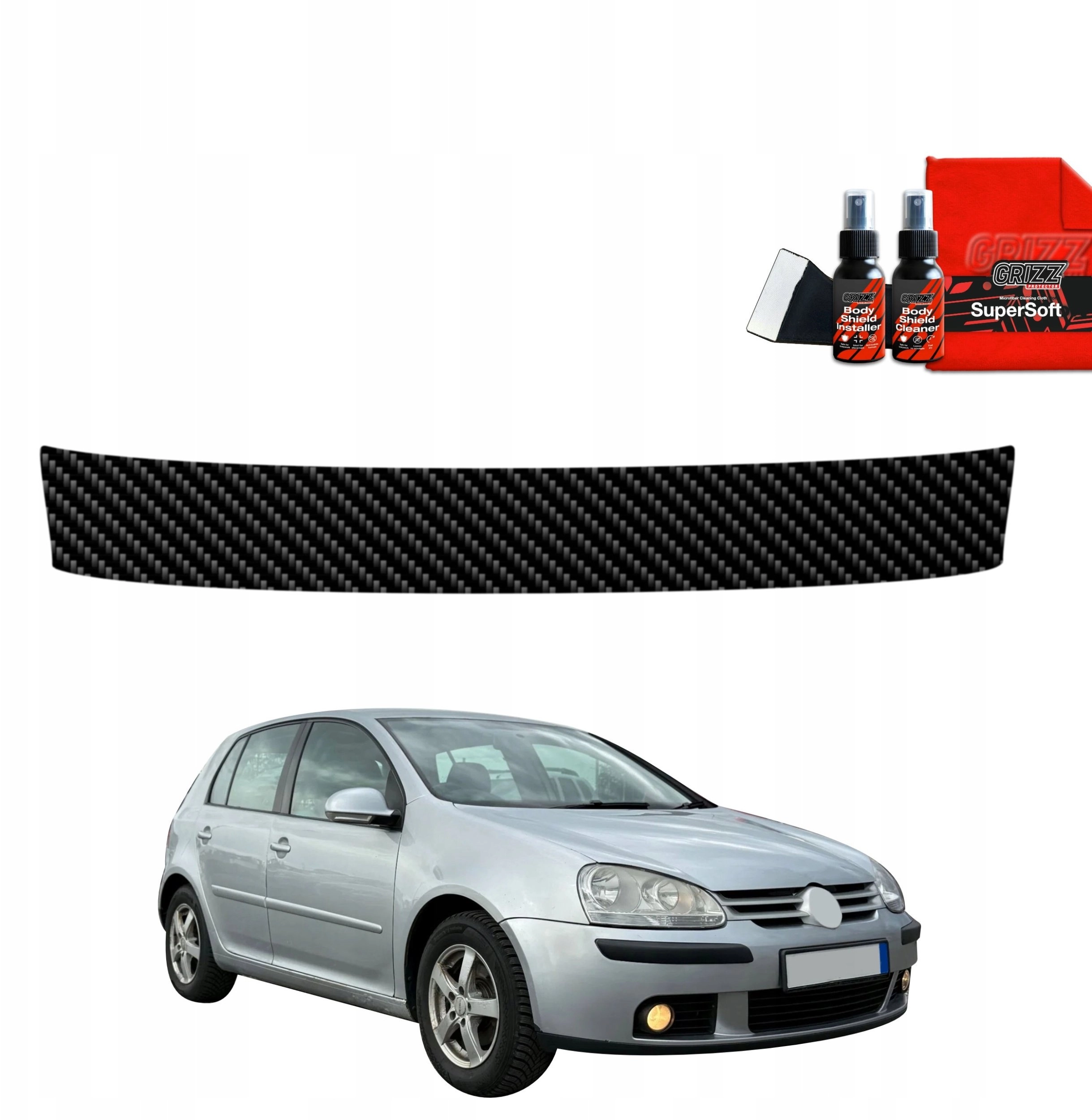 GrizzGlass Carbon foil for trunk sill