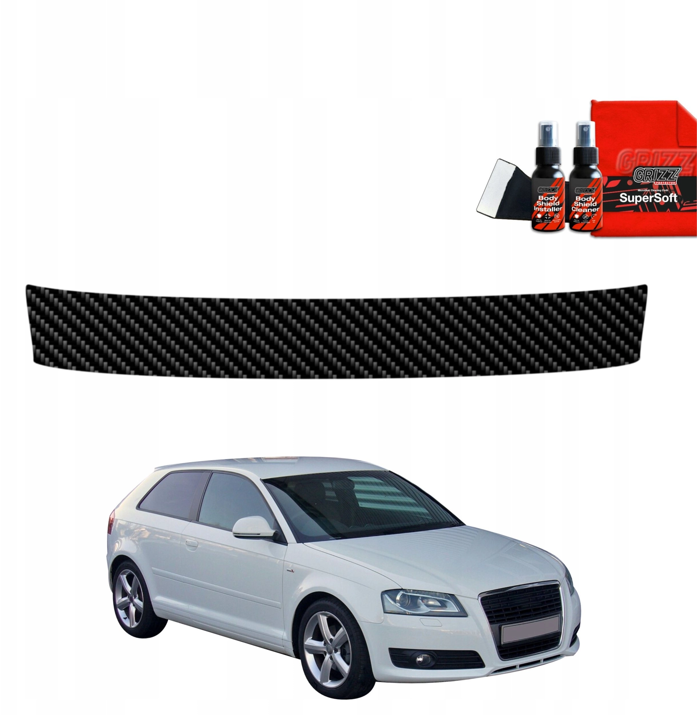 GrizzGlass Carbon foil for trunk sill