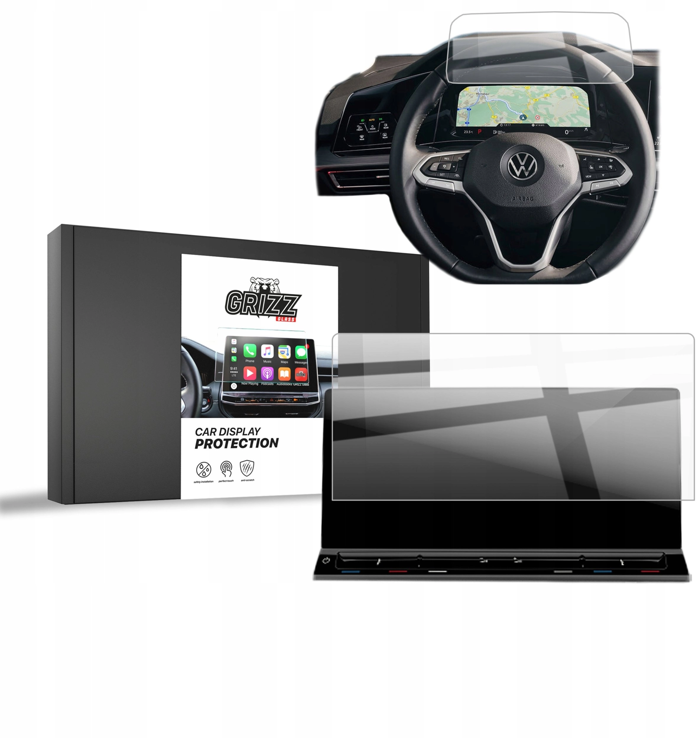 GrizzGlass GrizzGlass CarDisplay Protection ceramic foil