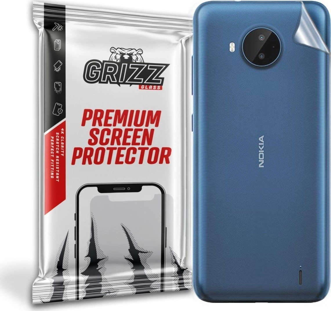 GrizzGlass Back foil Grizz Nokia C20