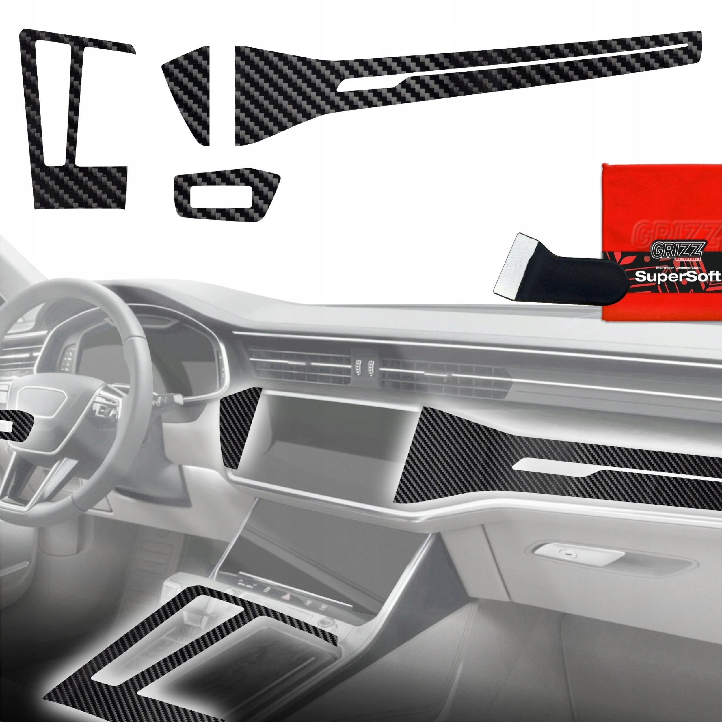 GrizzGlass GrizzGlass PianoSkin Glossy interior foil