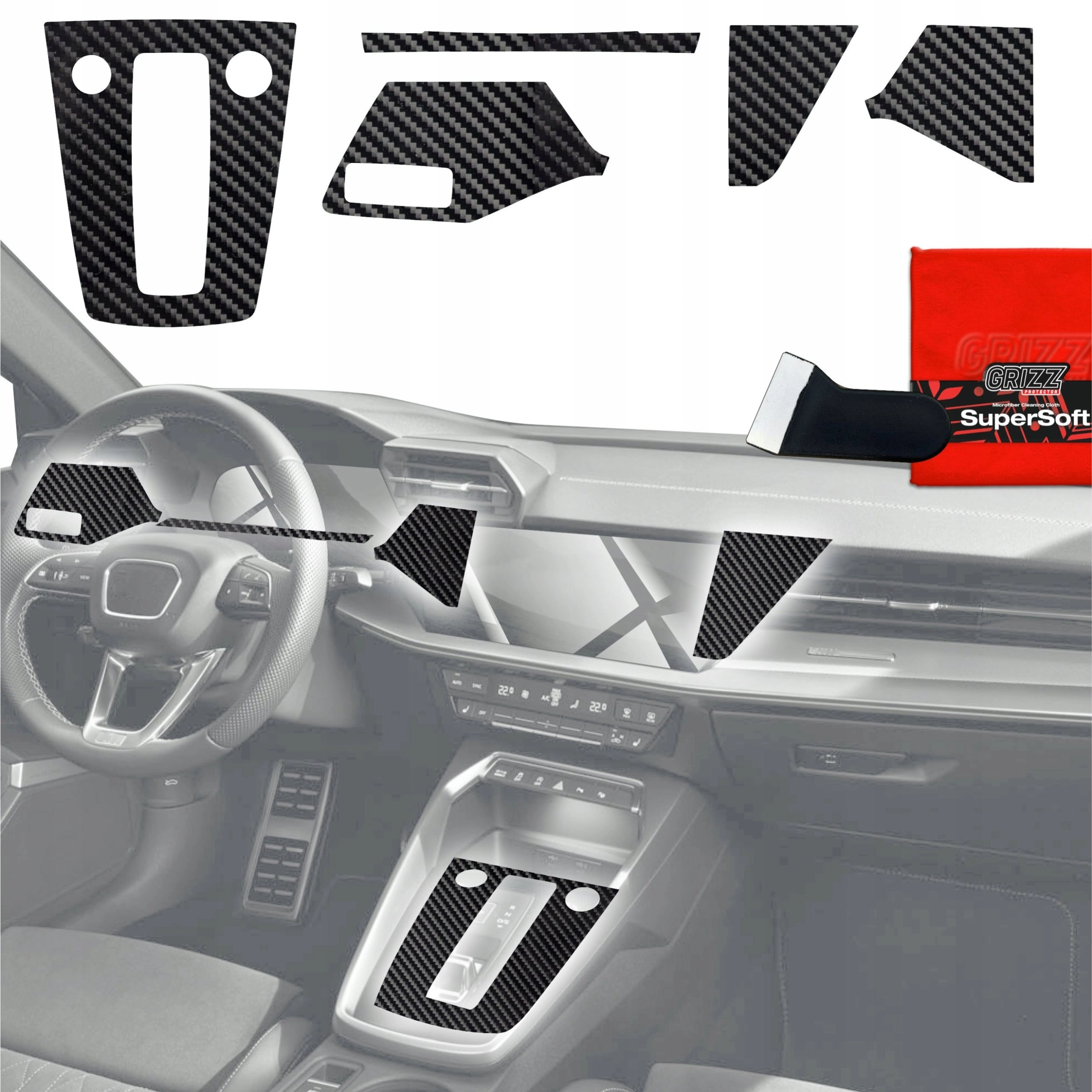 GrizzGlass GrizzGlass PianoSkin Glossy interior foil