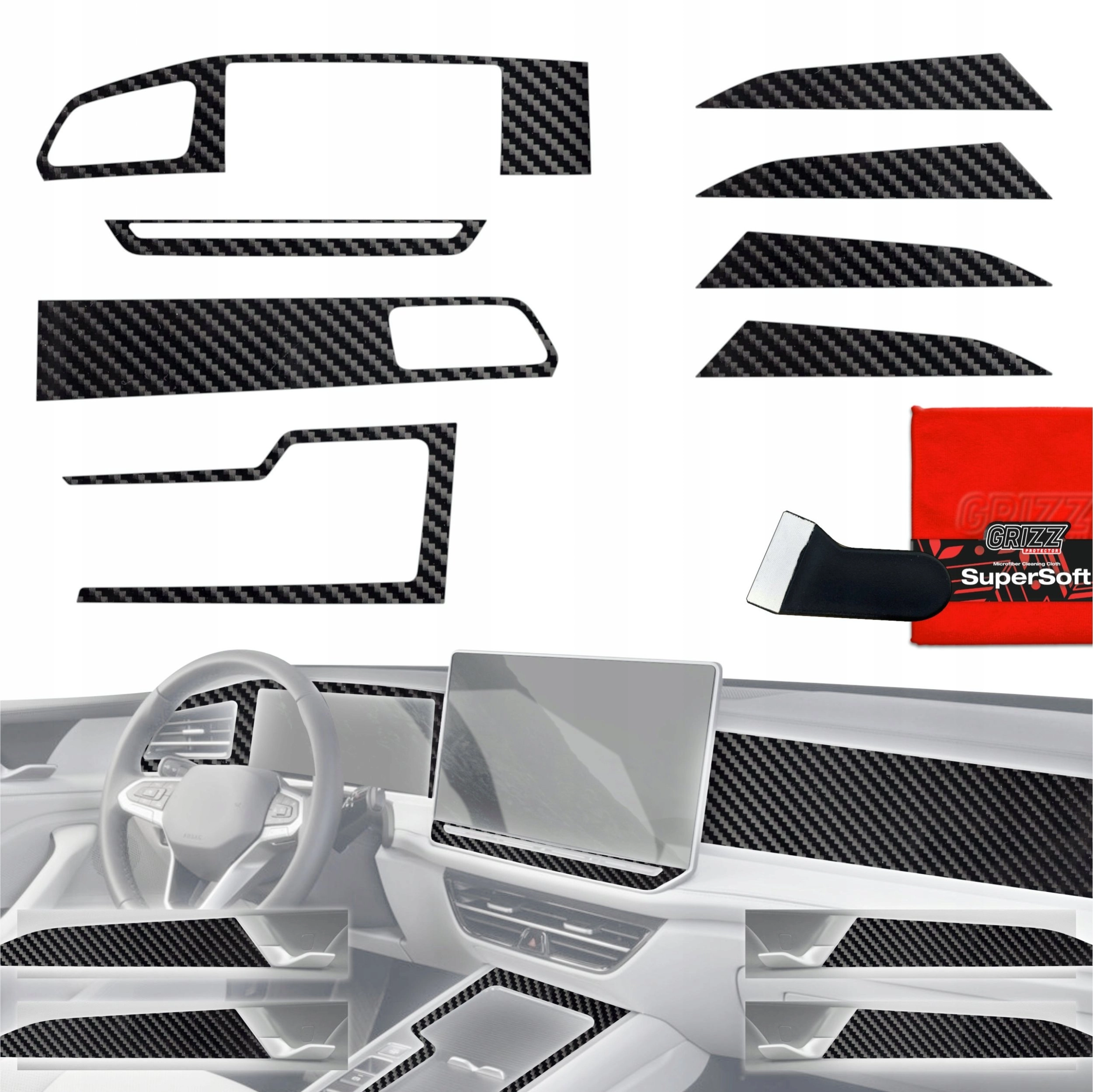 GrizzGlass GrizzGlass PianoSkin Glossy interior foil