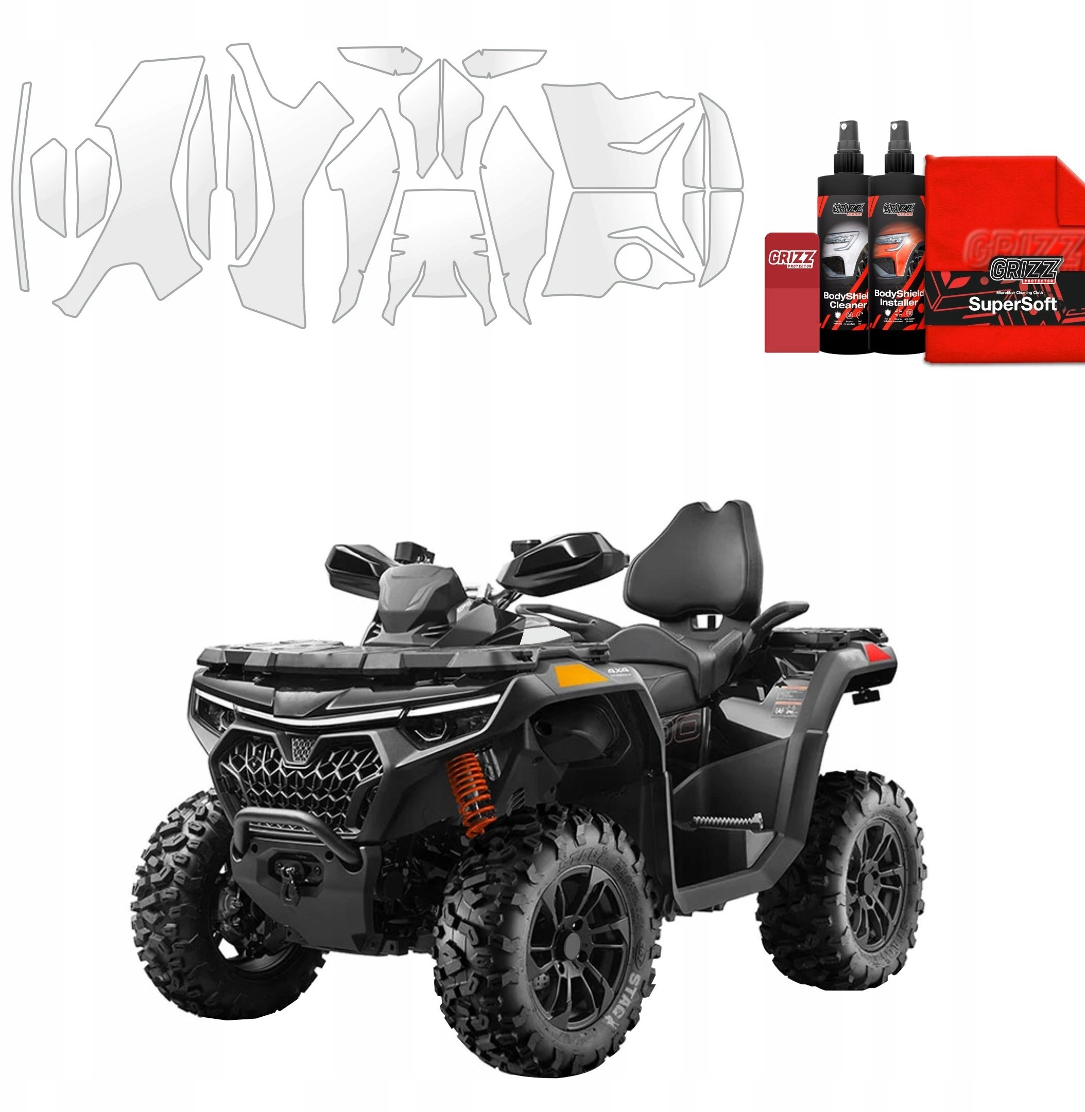 GrizzGlass GrizzGlass BodyShield protective foil for
