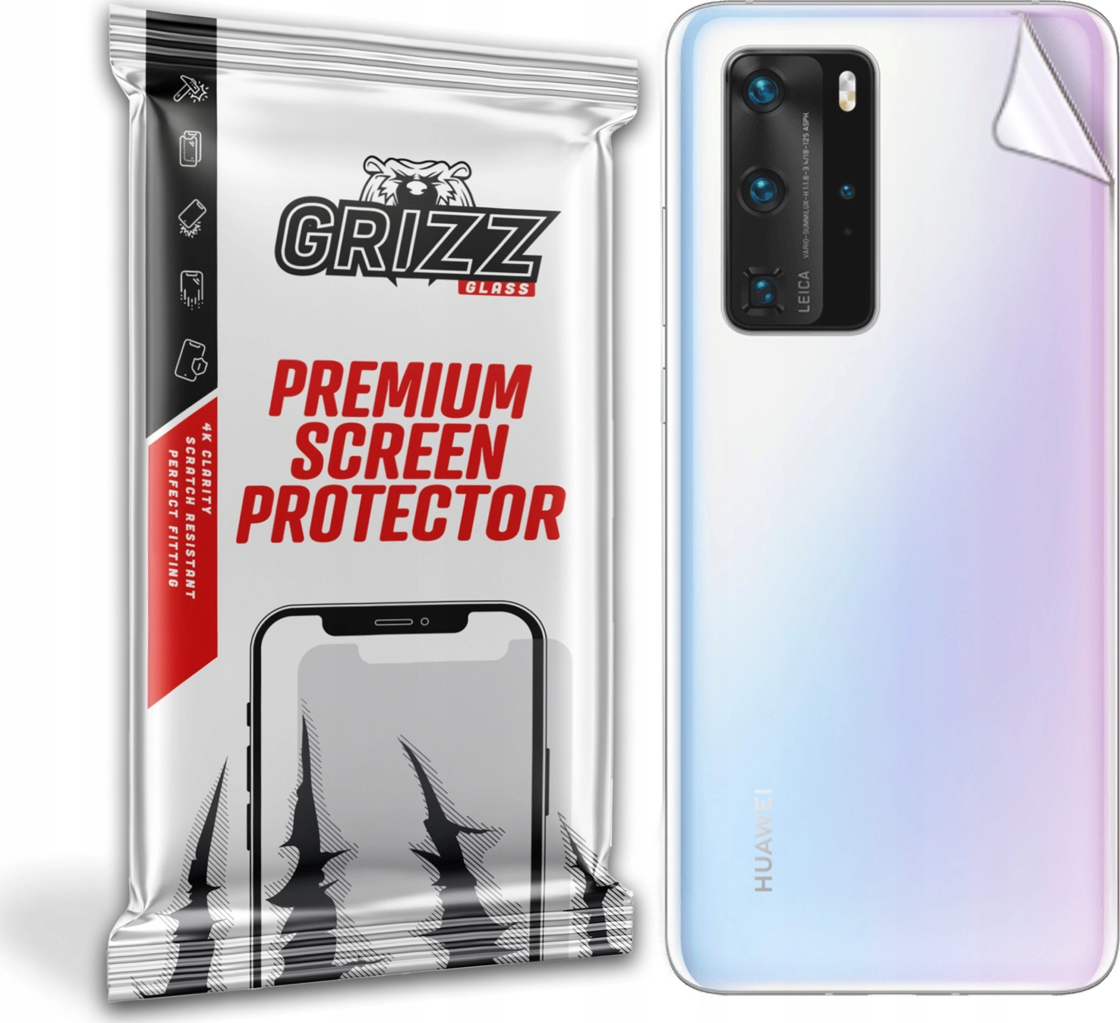 GrizzGlass Back film Grizz Huawei P40