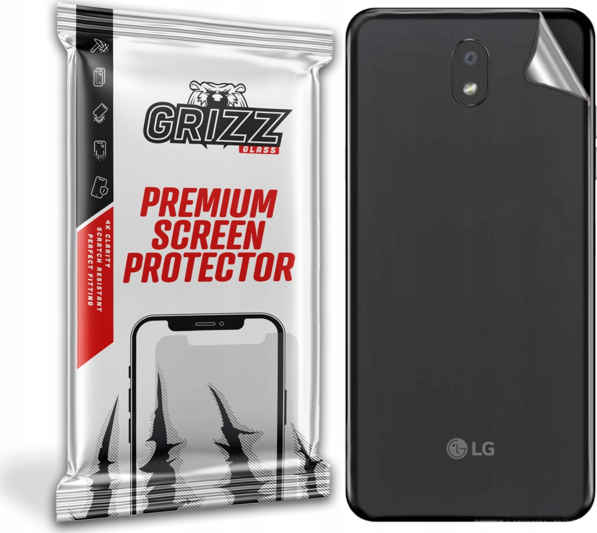 GrizzGlass Back film Grizz LG X2