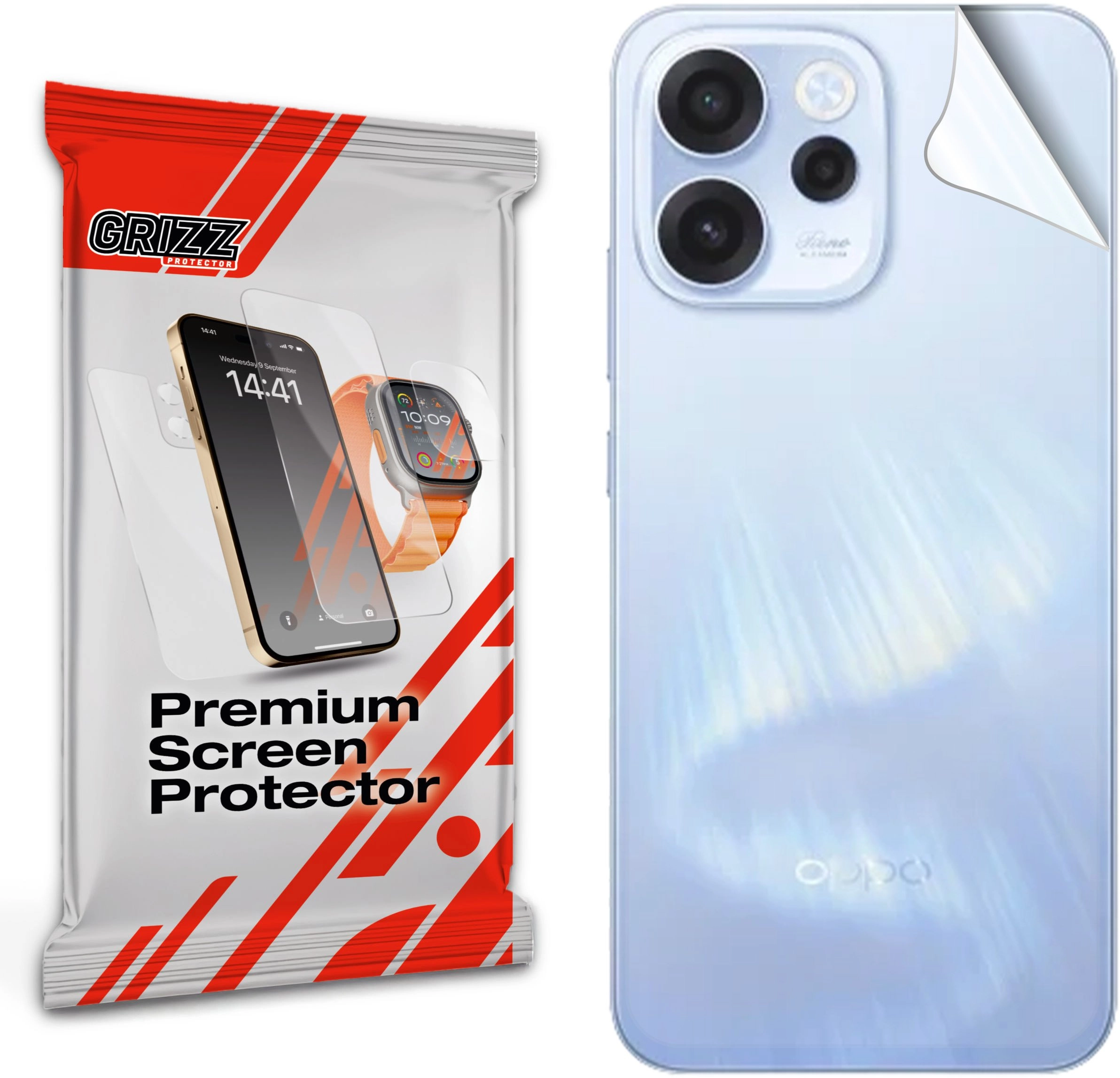 GrizzGlass GrizzGlass SatinSkin back foil for