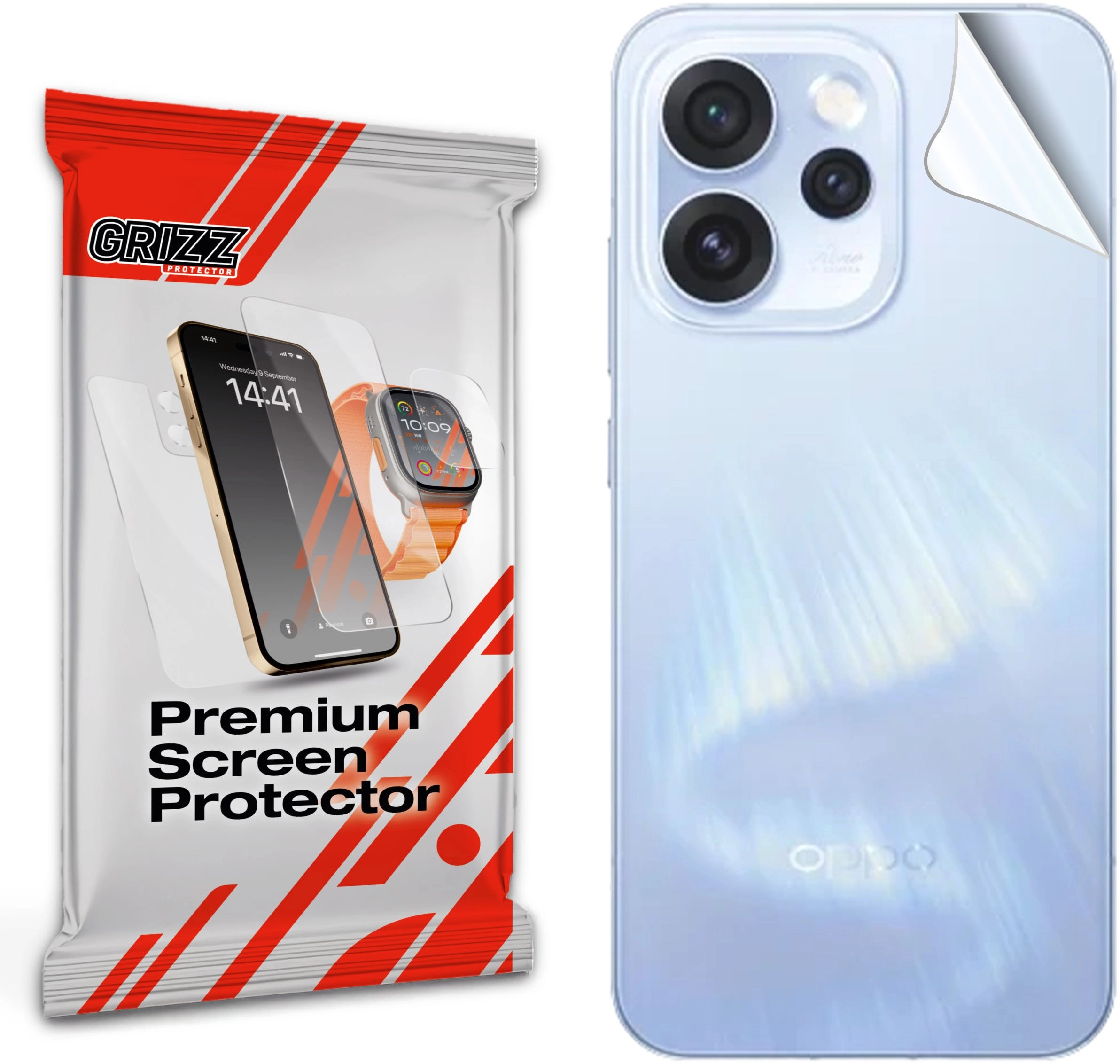 GrizzGlass GrizzGlass SatinSkin back foil for