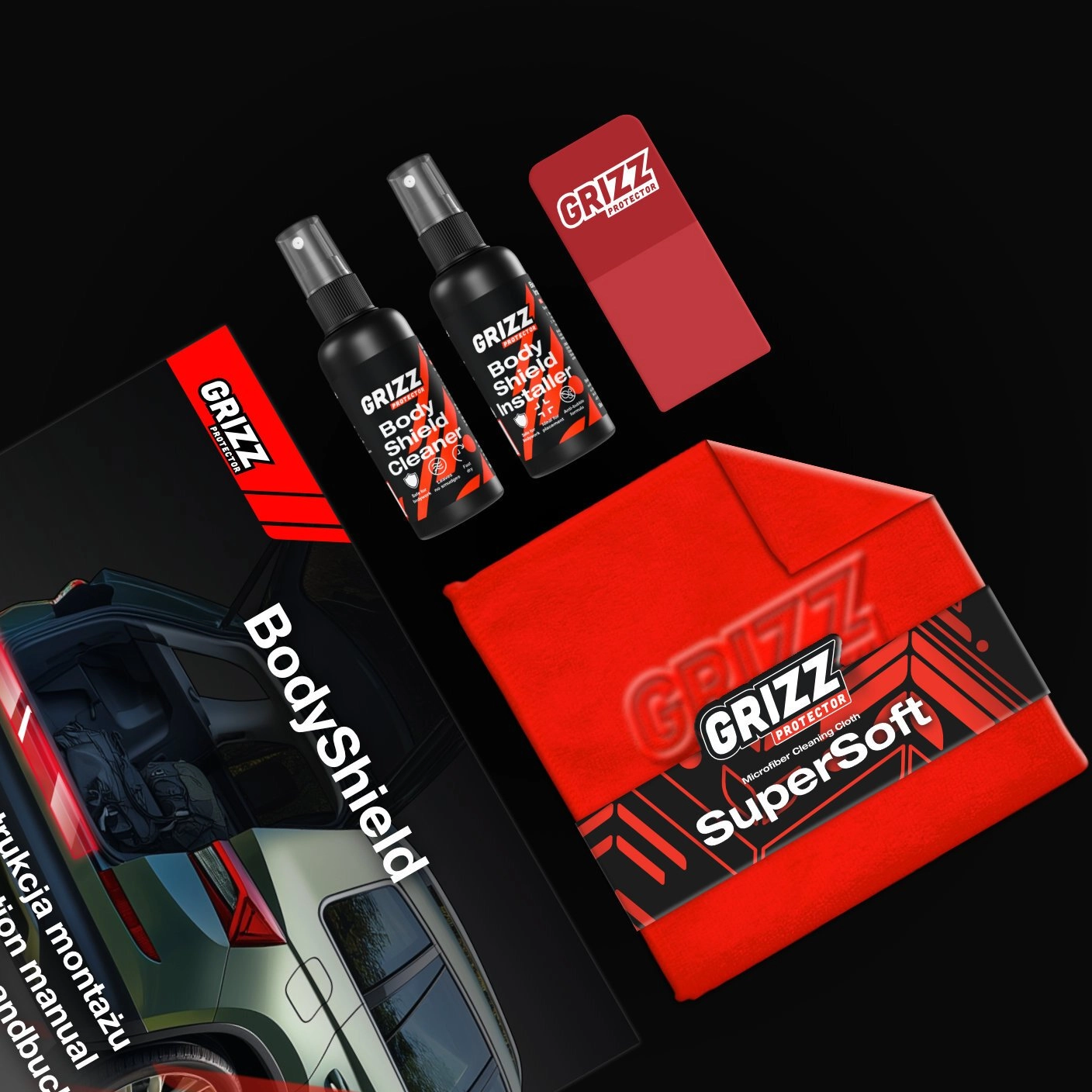 GrizzGlass Protective foil for door handles