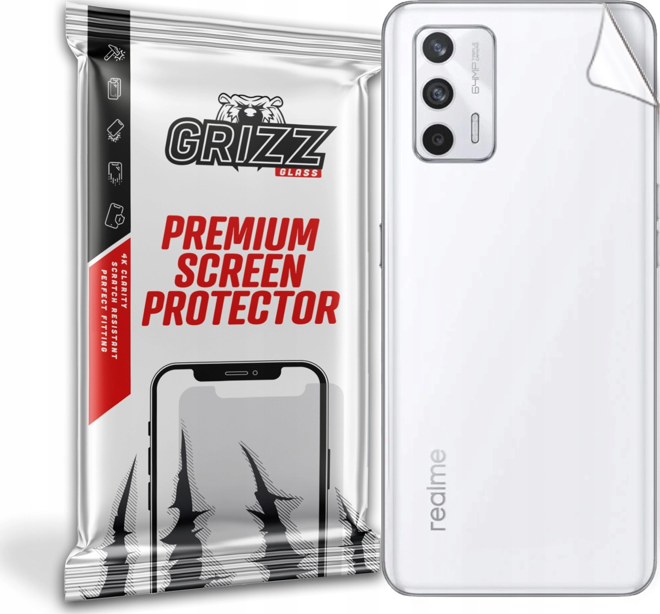 GrizzGlass Folia na tył Grizz Realme
