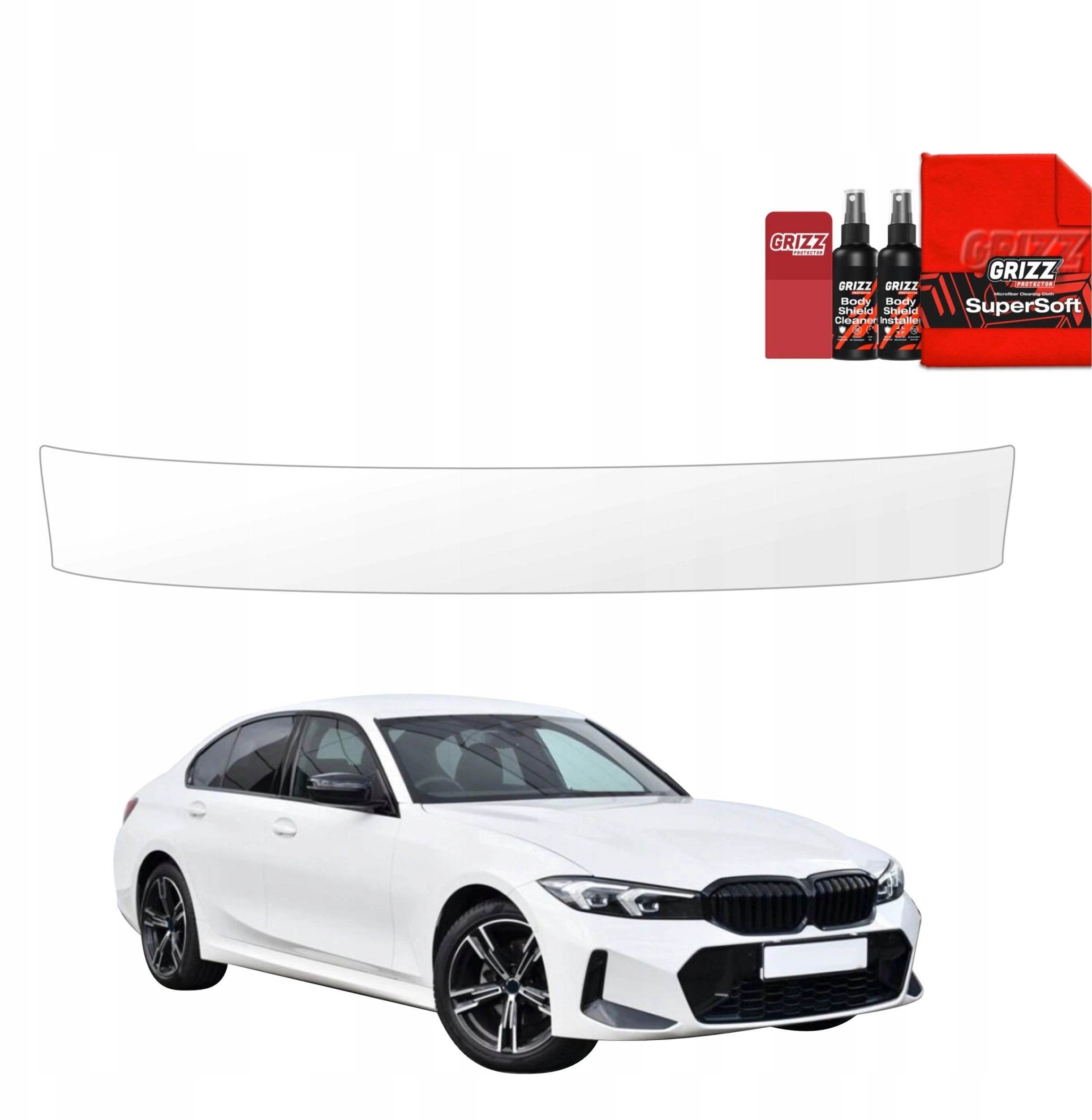 GrizzGlass GrizzGlass BodyShield trunk sill protective