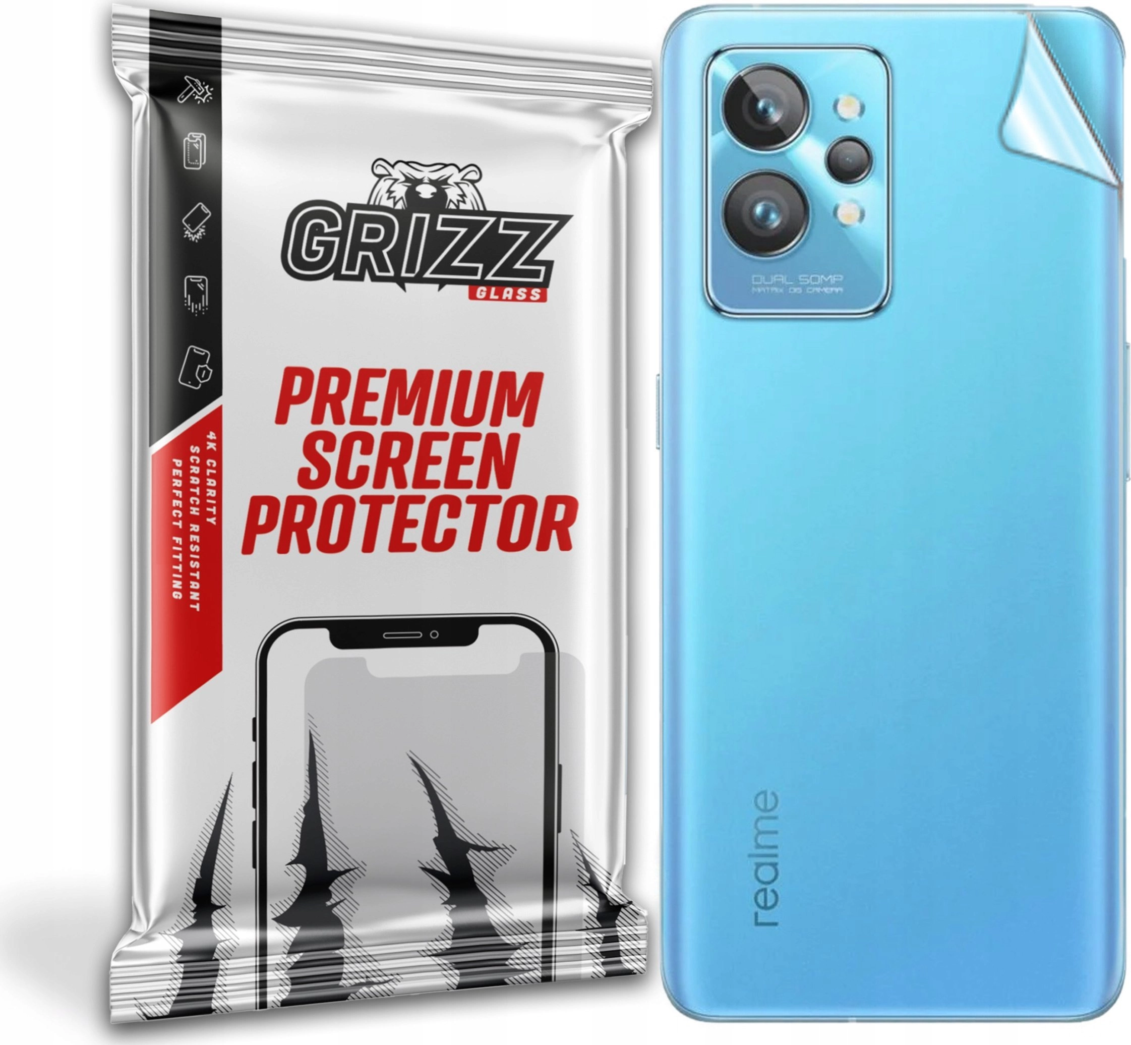 GrizzGlass Folia na tył Grizz Realme