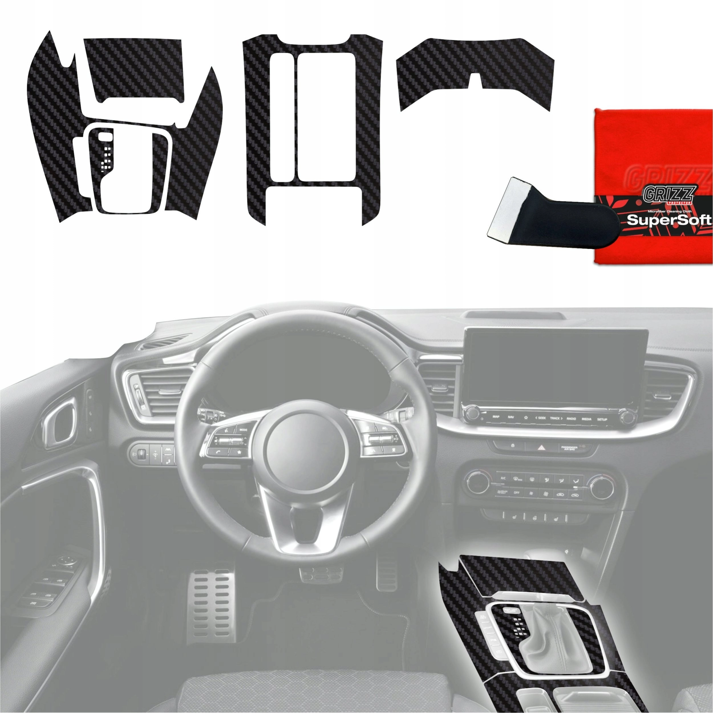 GrizzGlass GrizzGlass PianoSkin Carbon Matte interior