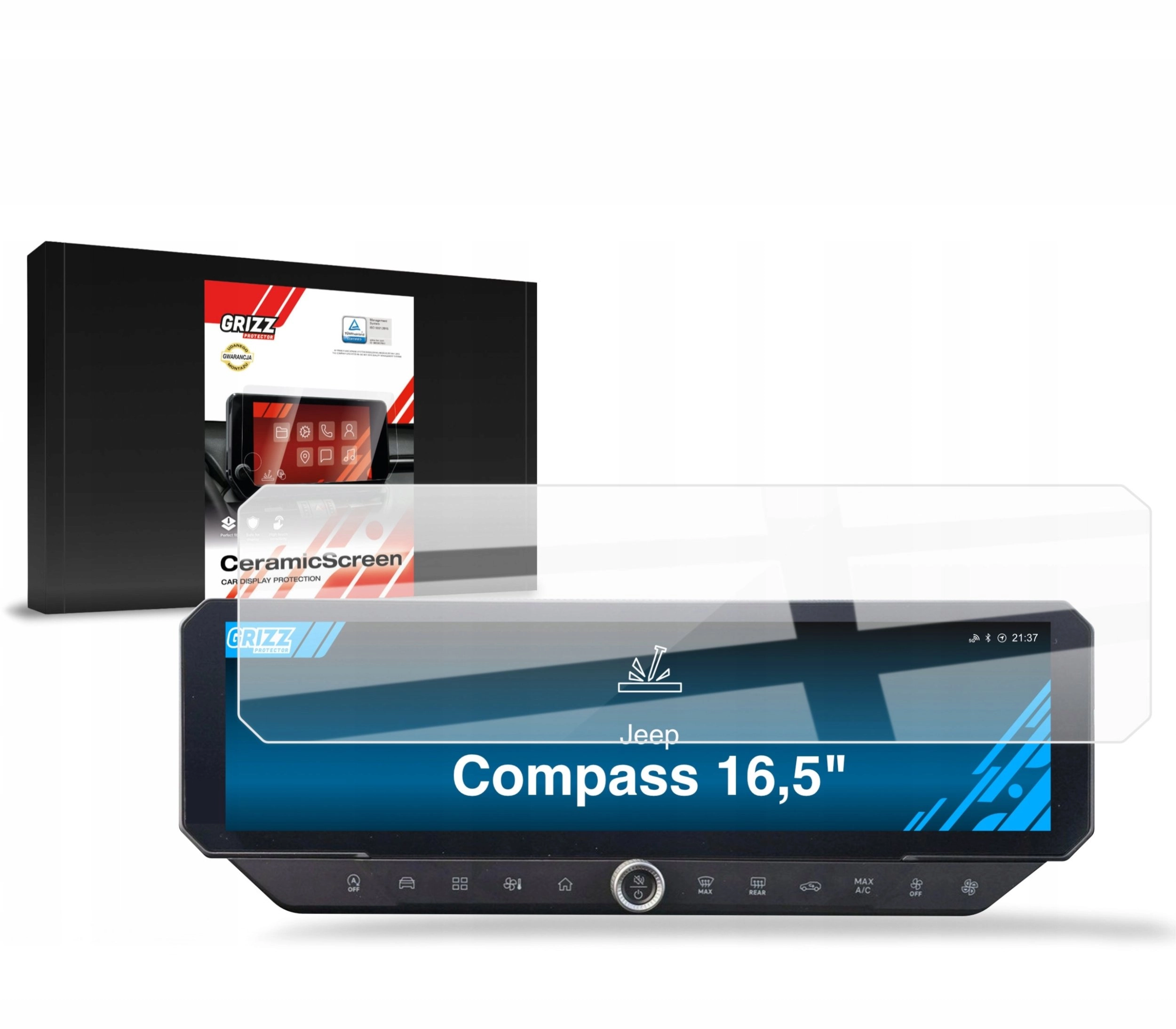 GrizzGlass Folia ceramiczna GrizzGlass CarDisplay Protection