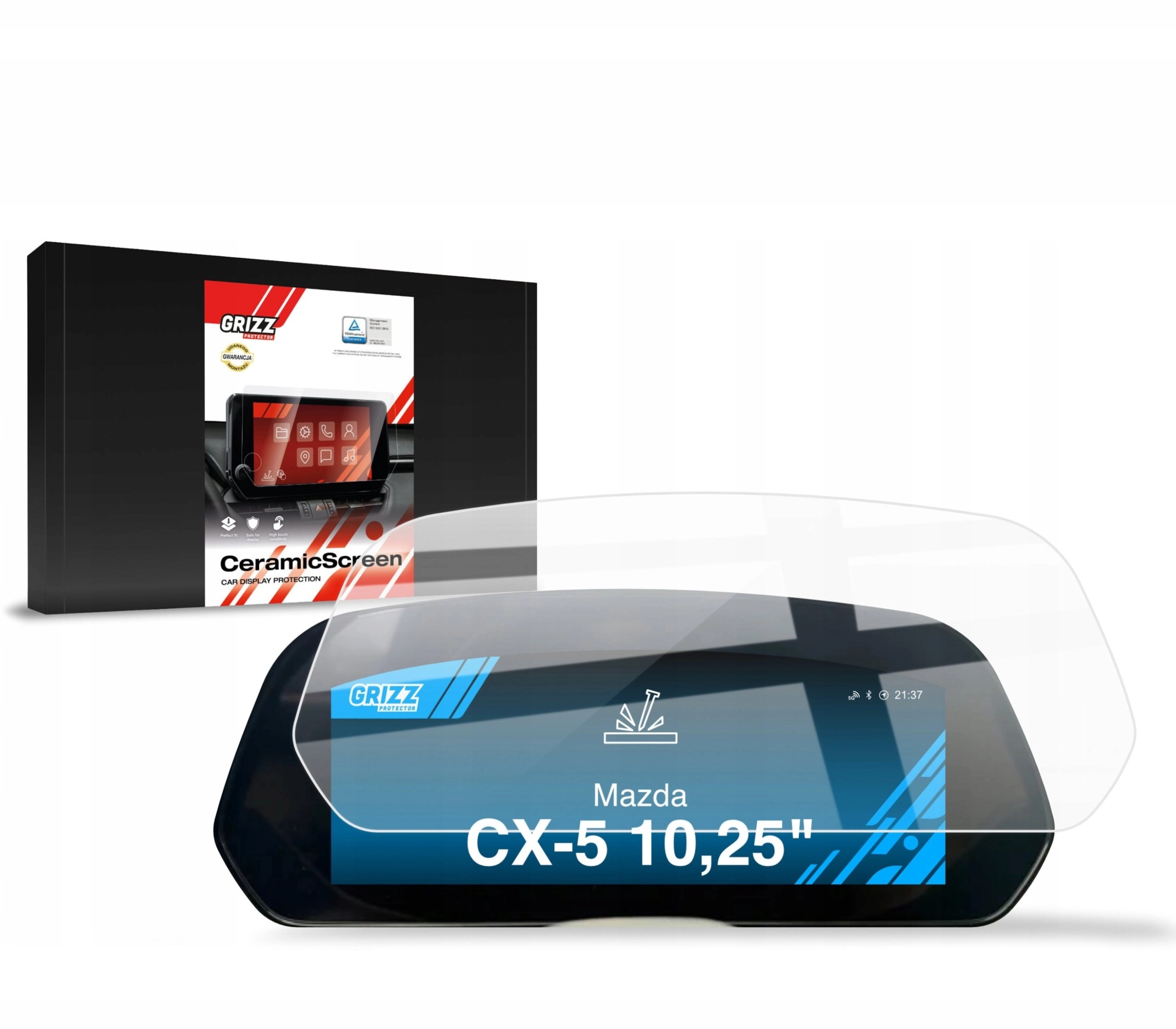 GrizzGlass Folia ceramiczna GrizzGlass CarDisplay Protection