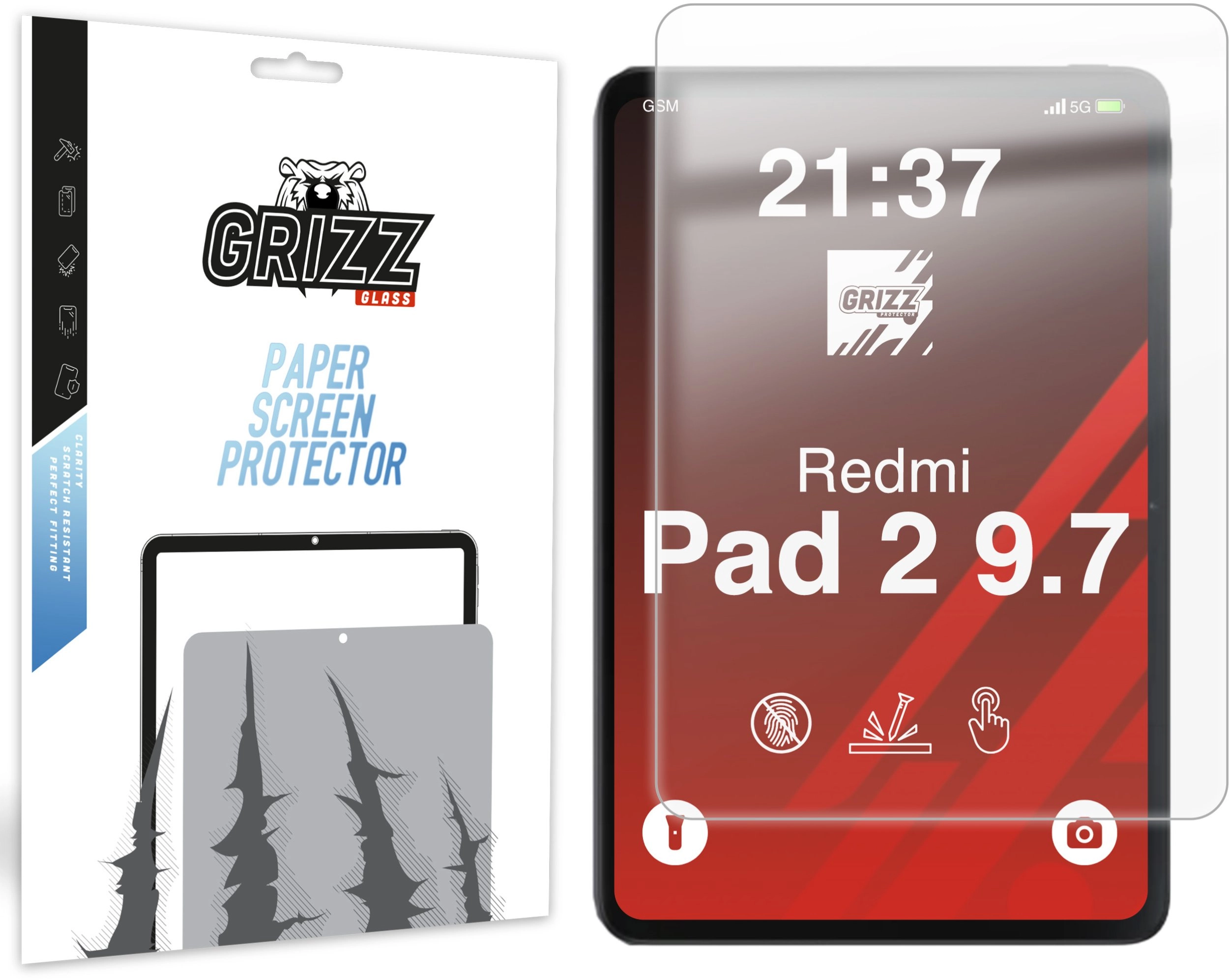 GrizzGlass GrizzGlass PaperScreen Matte Film for