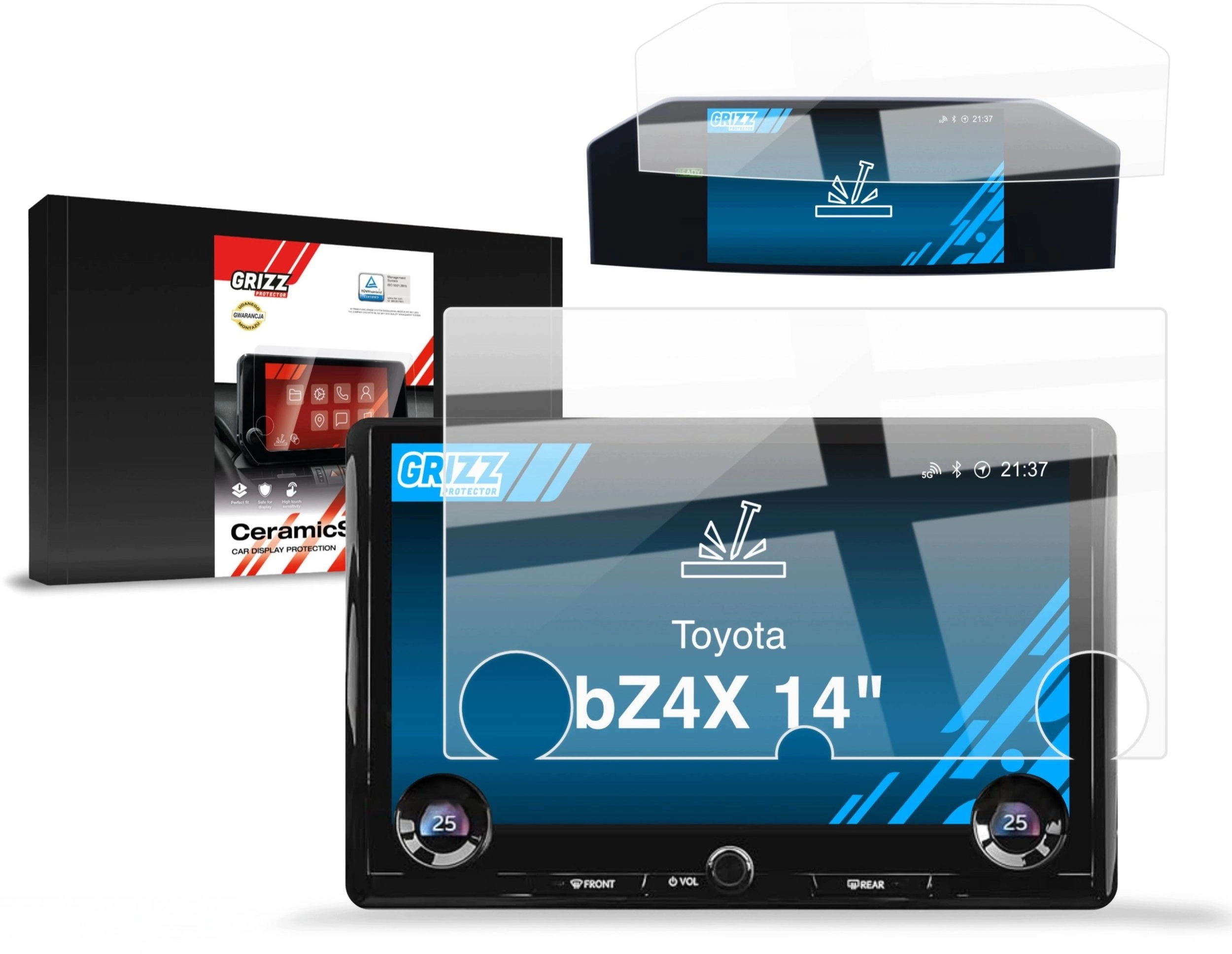 GrizzGlass Folia ceramiczna GrizzGlass CarDisplay Protection