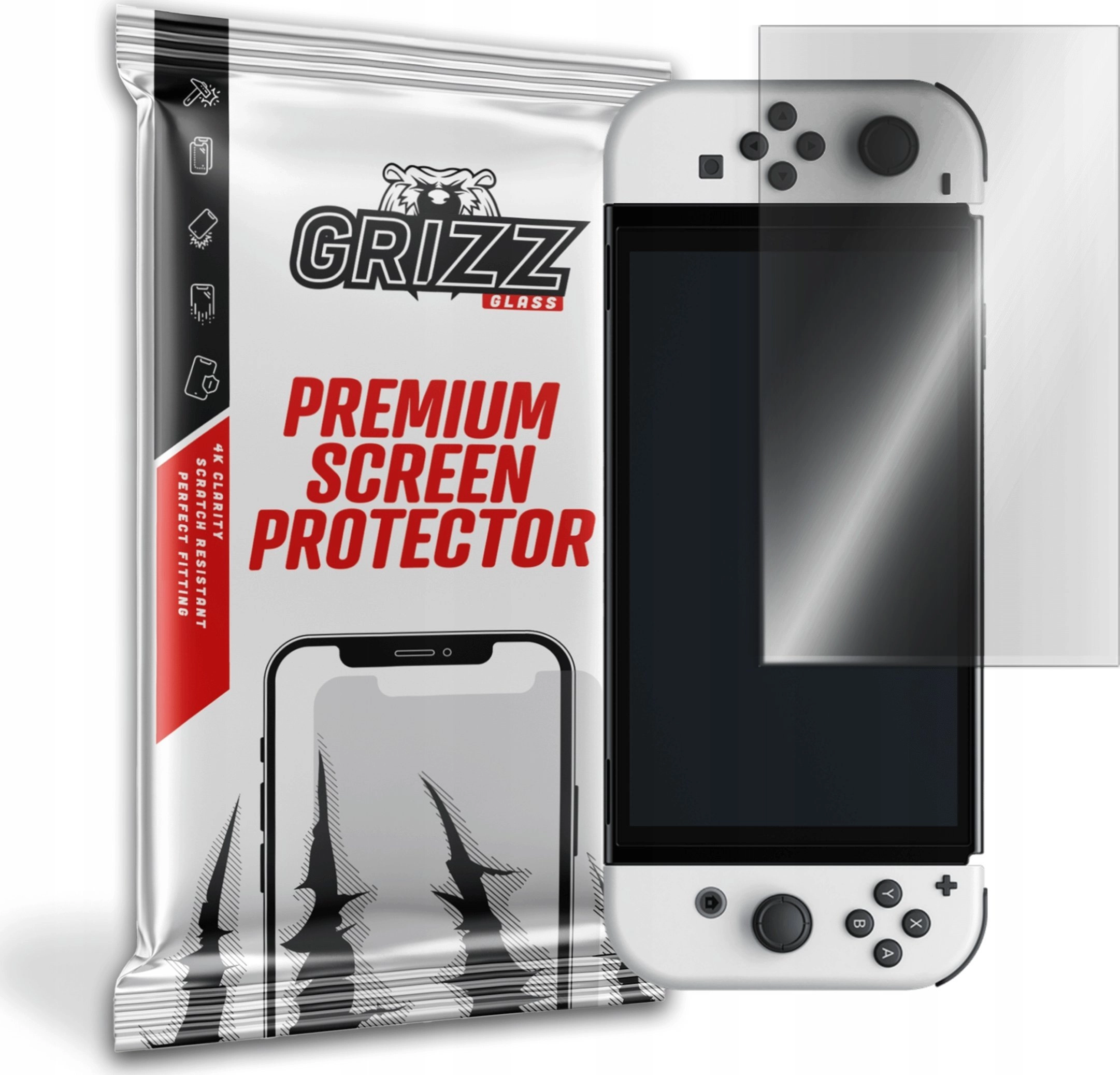 GrizzGlass Folia matowa Grizz Nintendo Switch