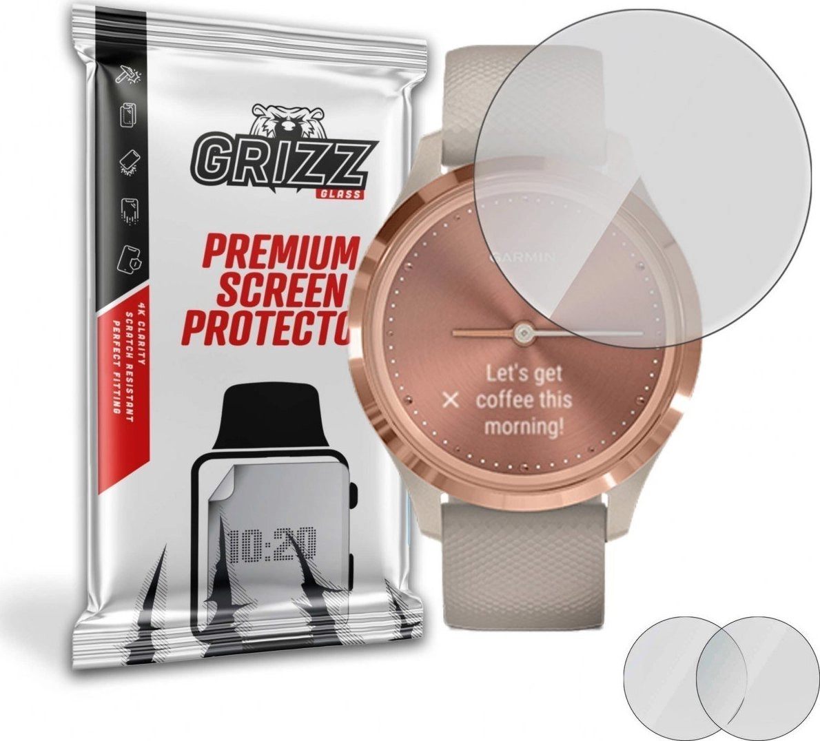 GrizzGlass Folia matowa Grizz Garmin Vivomove