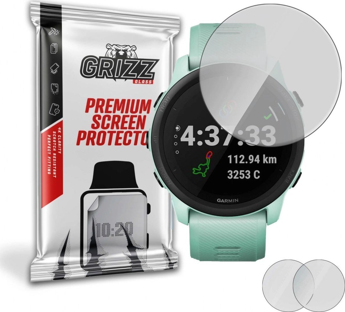 GrizzGlass Folia matowa Grizz Garmin Forerunner
