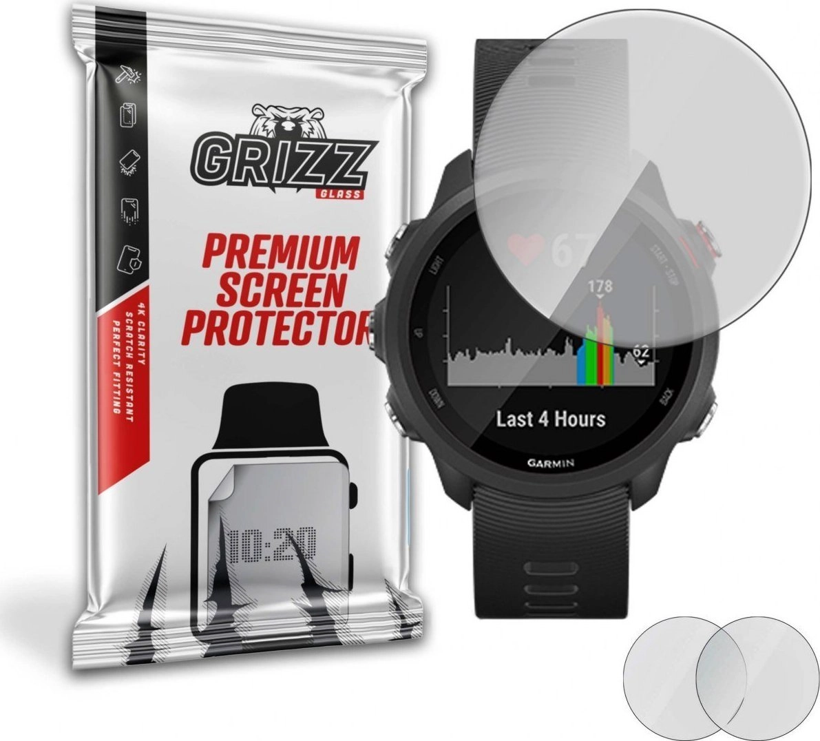 GrizzGlass Folia matowa Grizz Garmin Forerunner