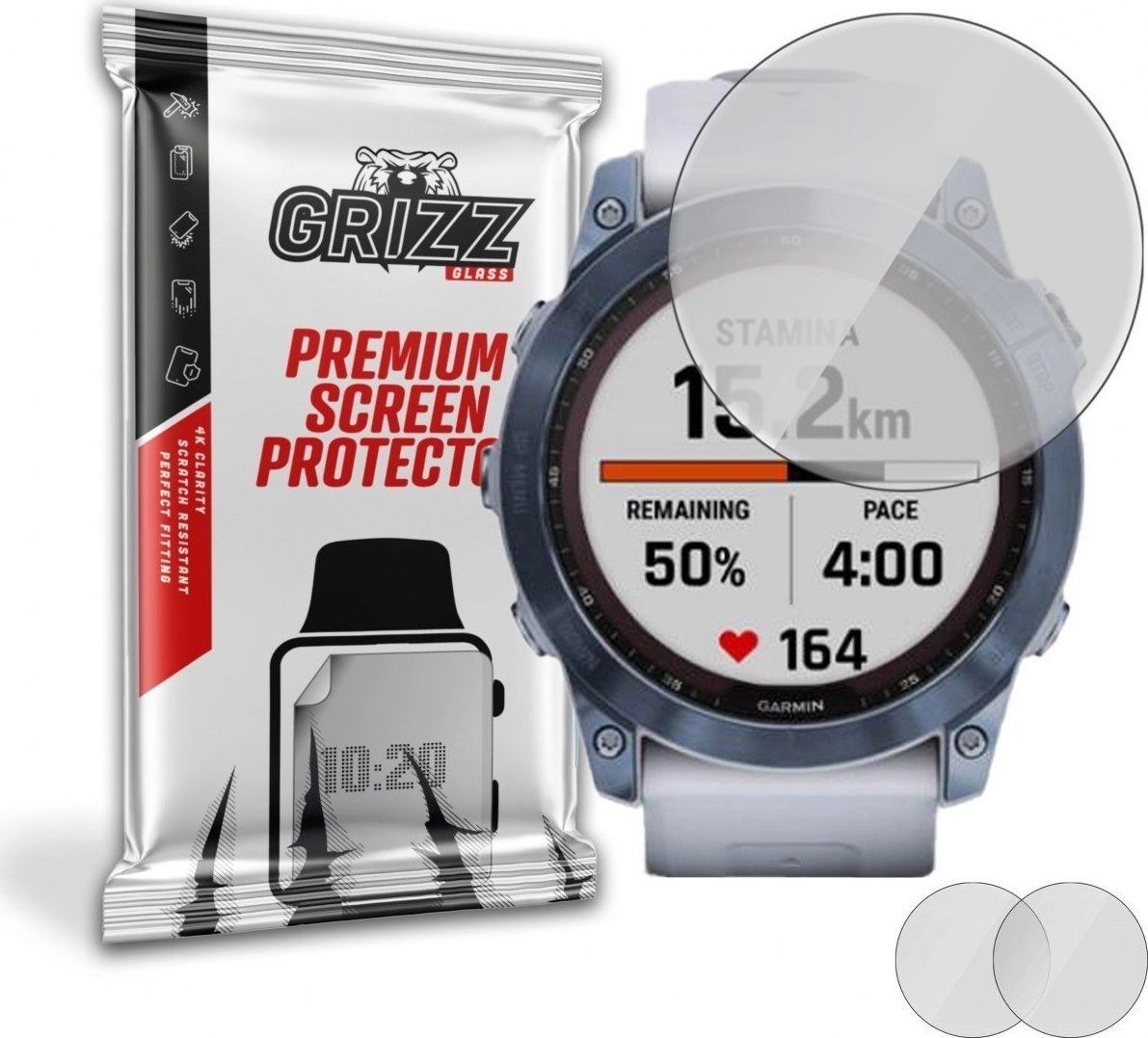 GrizzGlass Folia matowa Grizz Garmin Fenix
