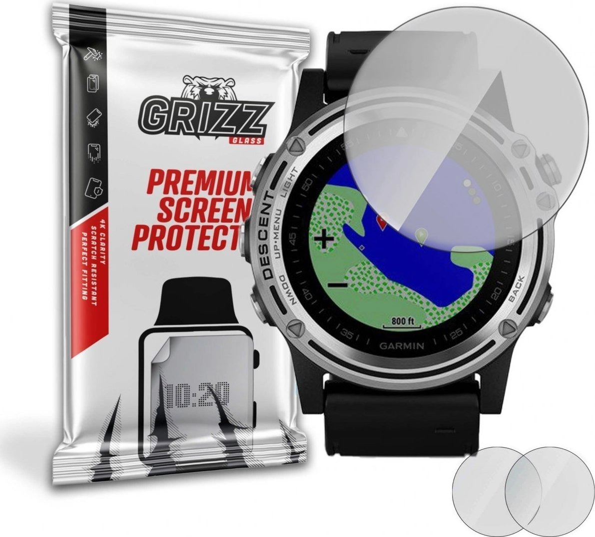 GrizzGlass Grizz Garmin Descent Mk1 matte