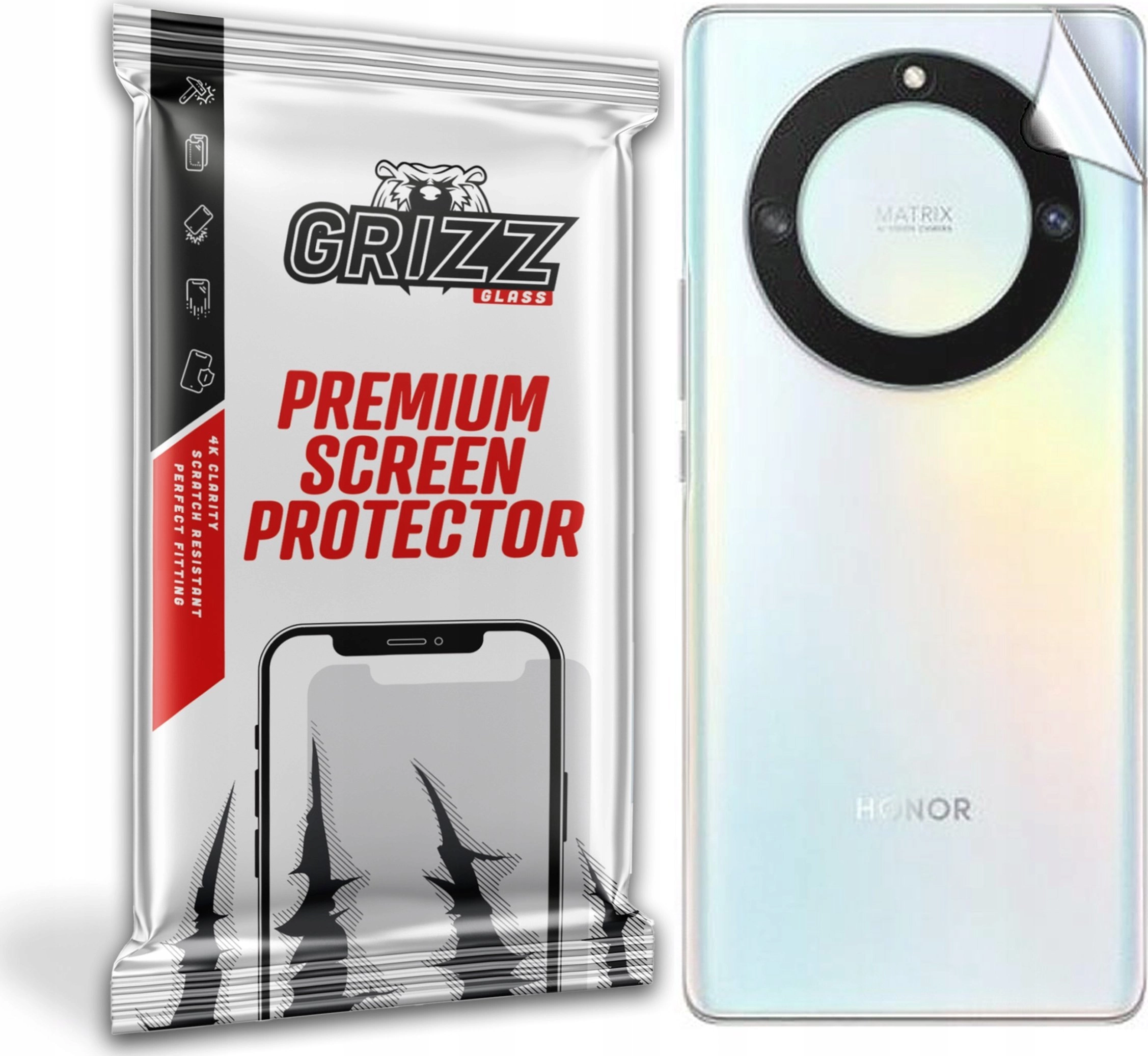 GrizzGlass Back film Grizz Honor X40