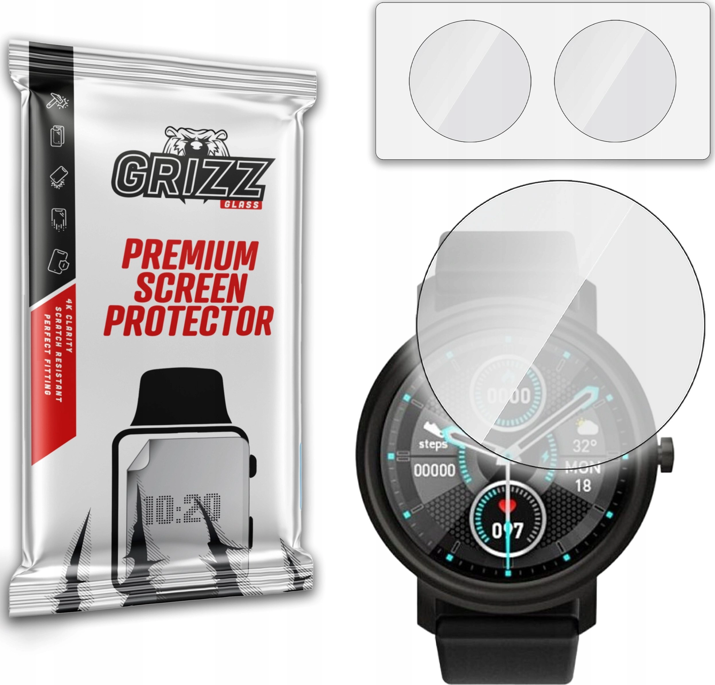 GrizzGlass Szkło hybrydowe Grizz Xiaomi Mibro