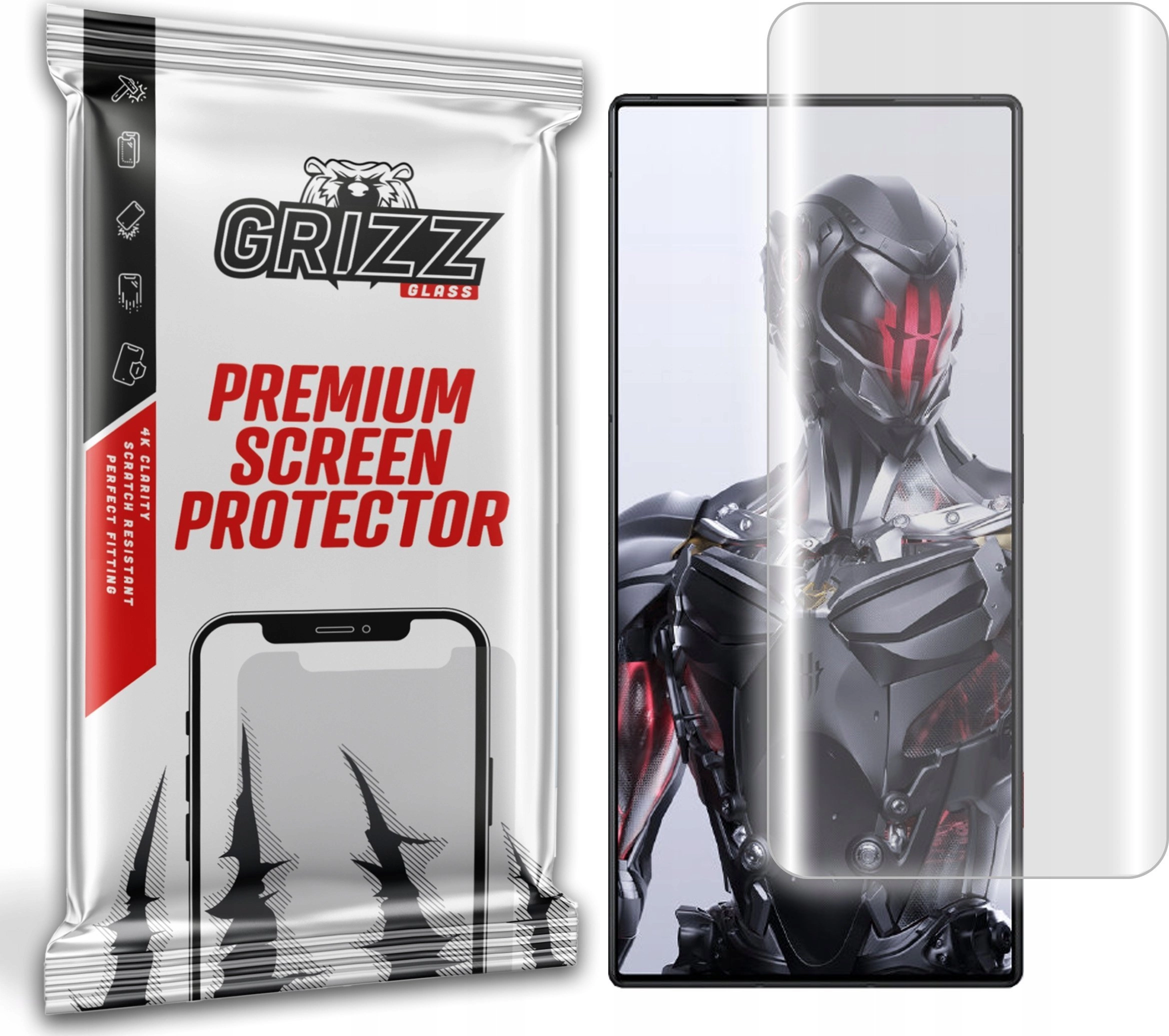 GrizzGlass Hydrogel foil GrizzGlass Hydrofilm to