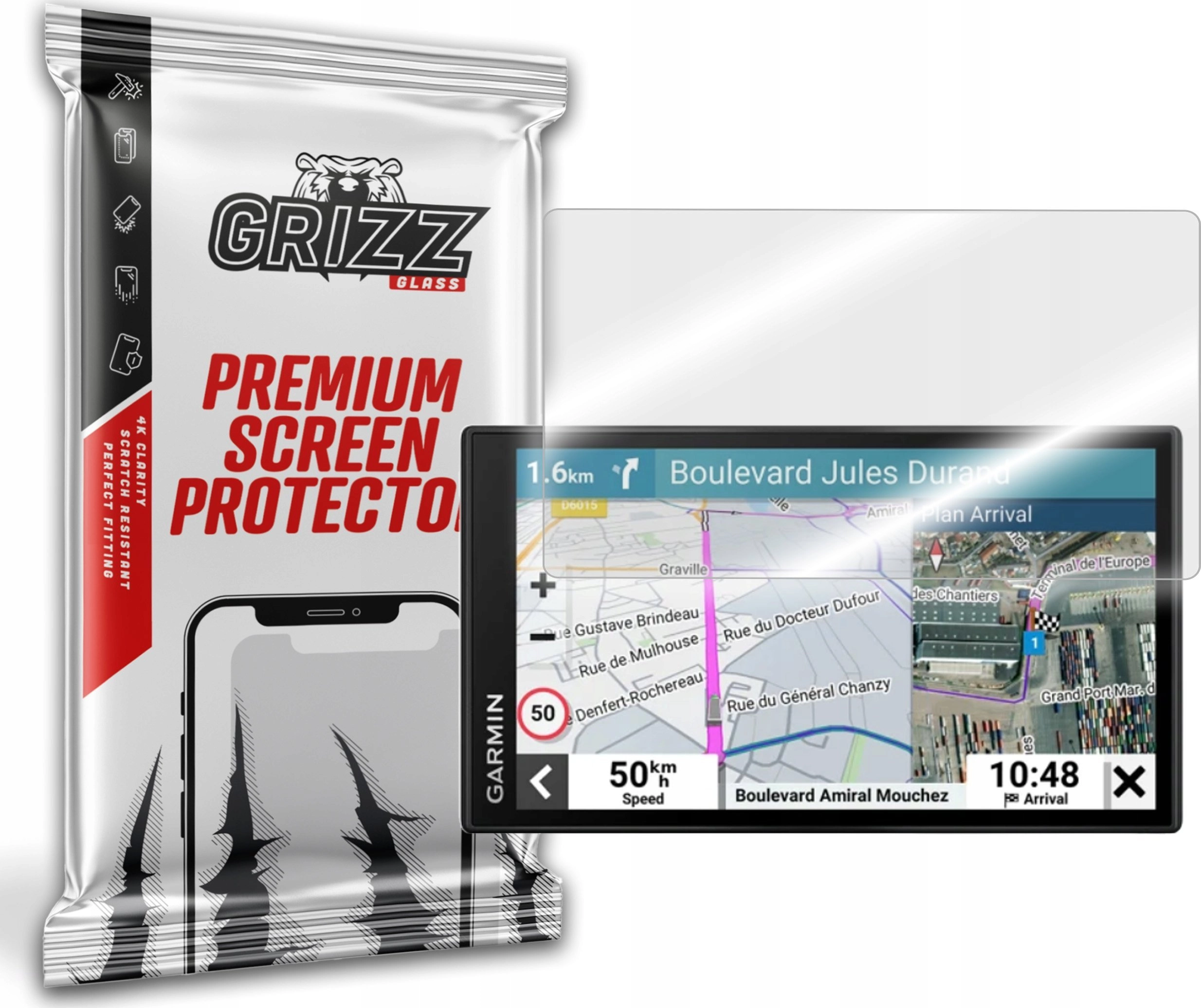 GrizzGlass Szkło hybrydowe GrizzGlass HybridGlass Garmin