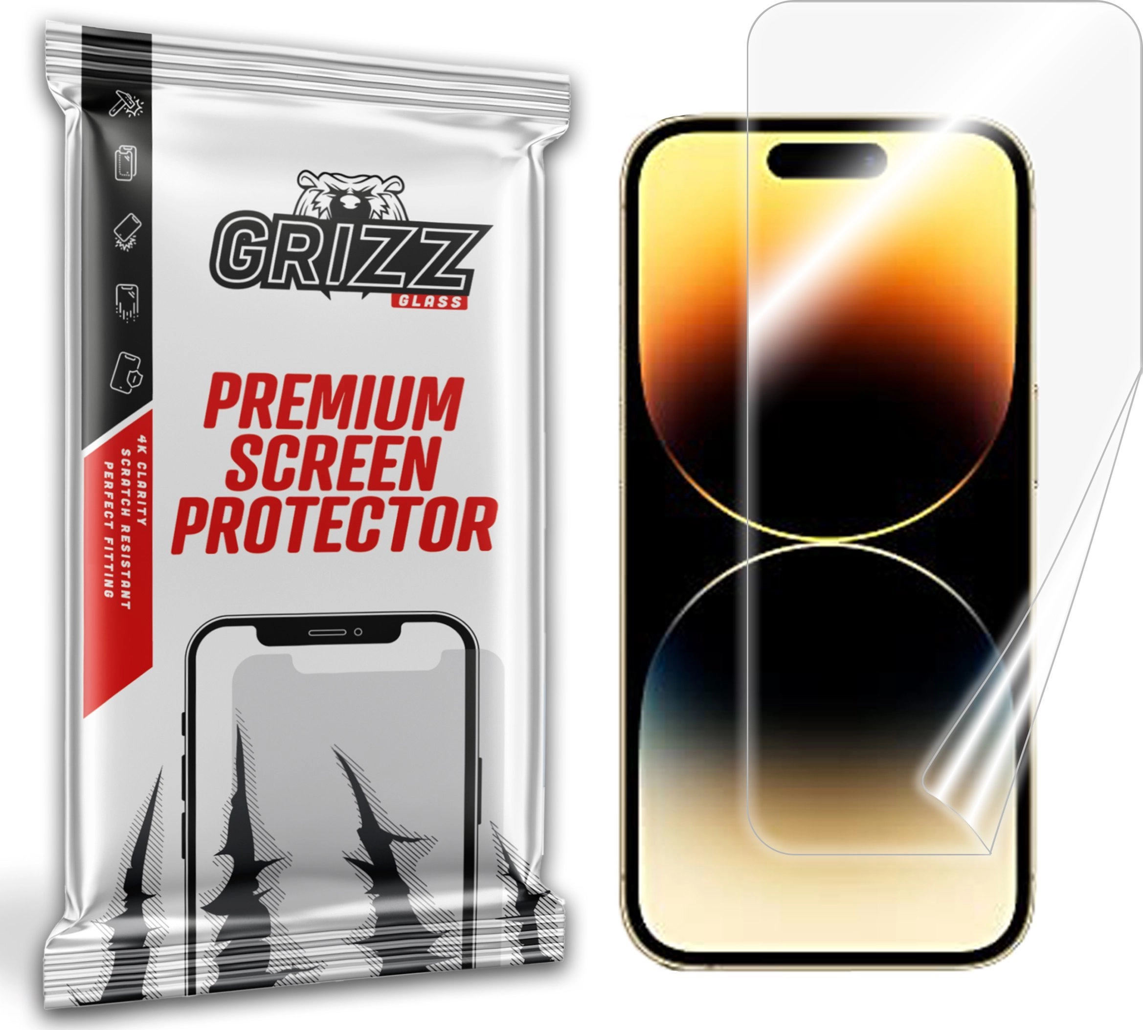 GrizzGlass Ceramic Folia Grizz CeramicFilm Apple