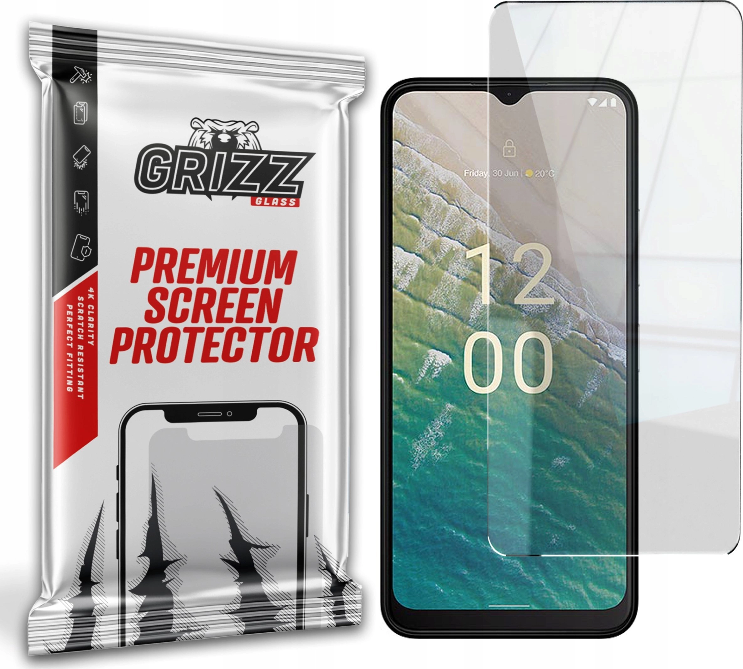 GrizzGlass GrizzGlass HybridGlass Nokia C32 hybrid