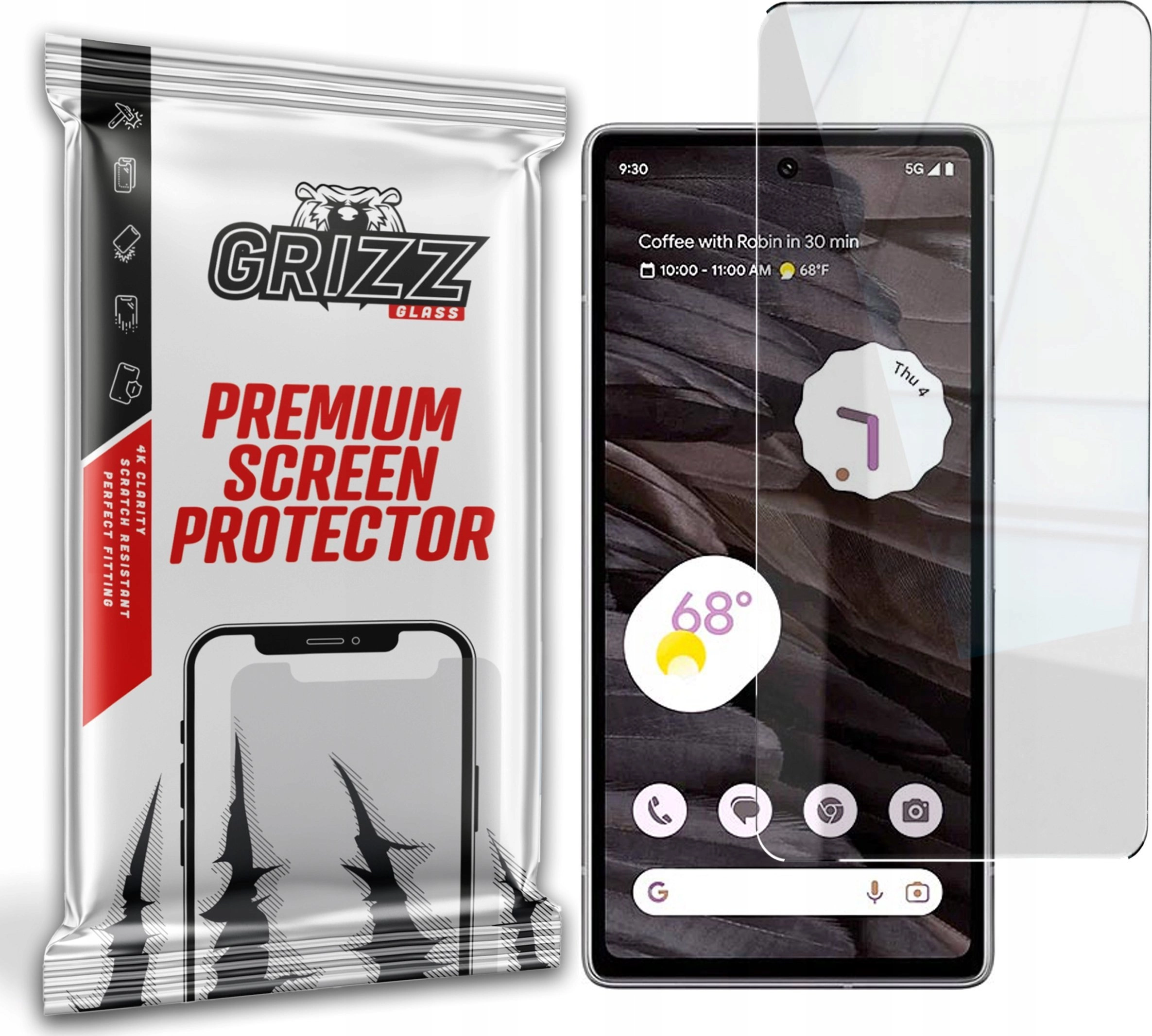 GrizzGlass GrizzGlass HybridGlass Google Pixel 7a