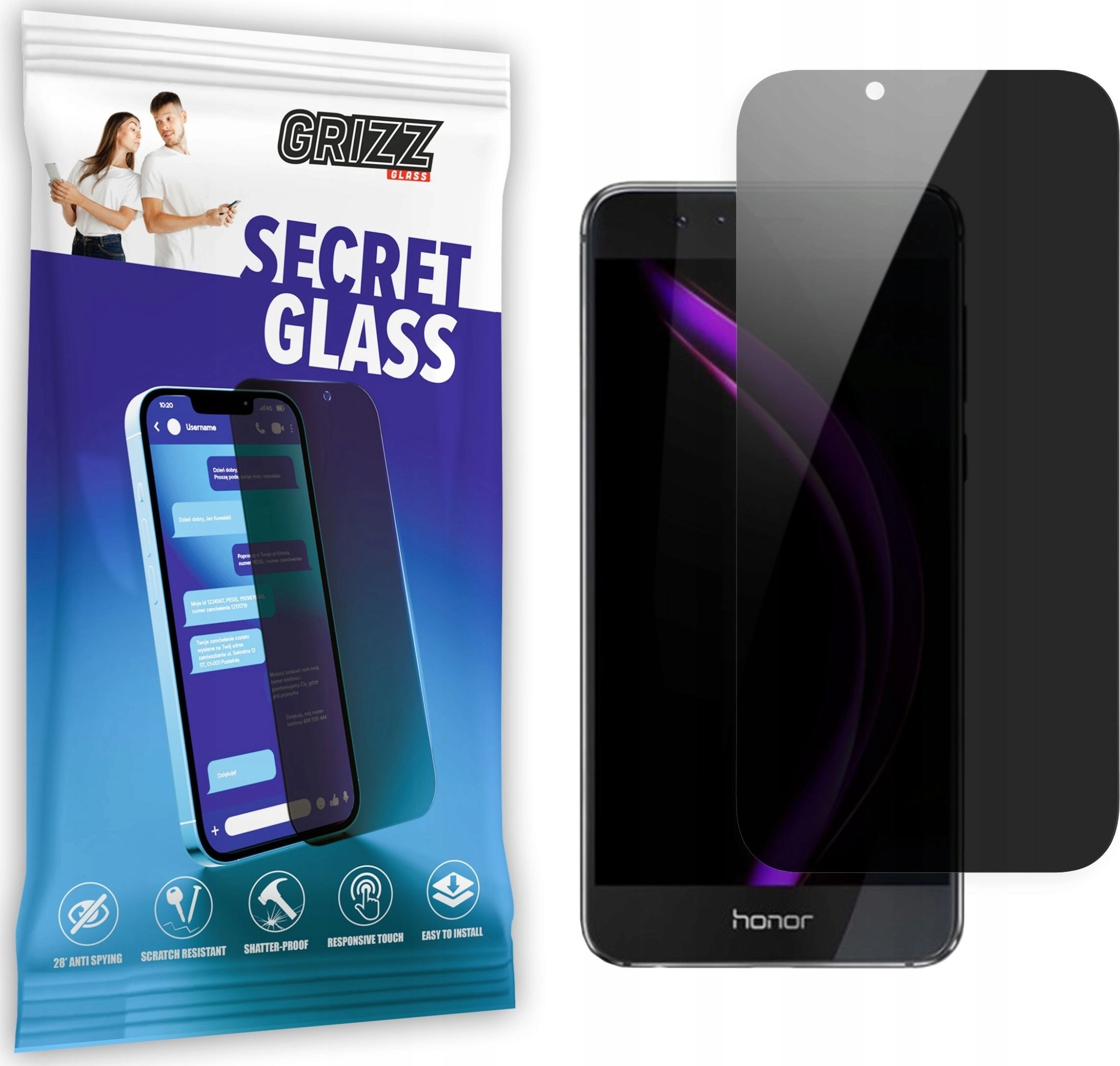 GrizzGlass Szkło prywatyzujące GrizzGlass SecretGlass Honor