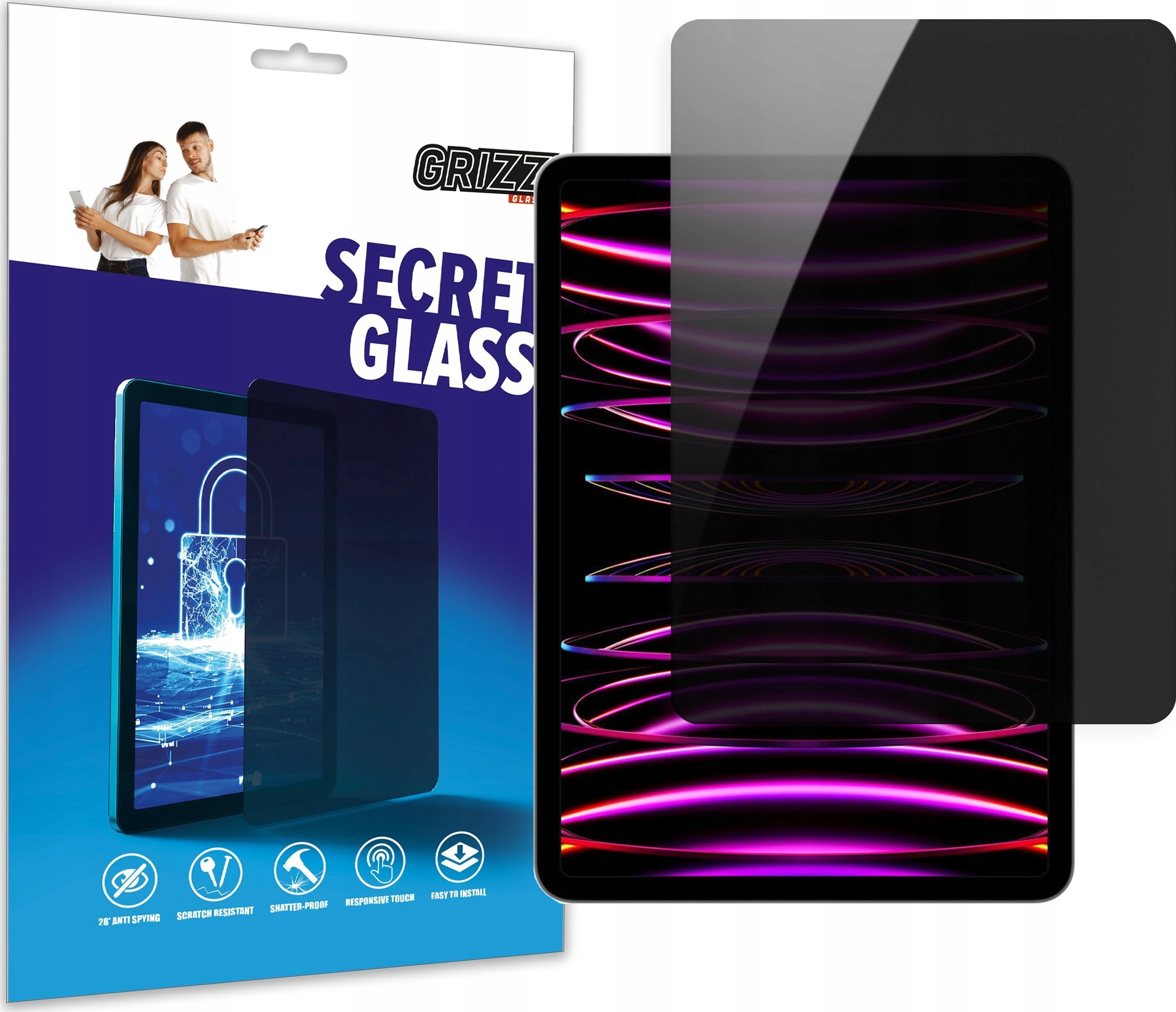 GrizzGlass Szkło prywatyzujące GrizzGlass SecretGlass do