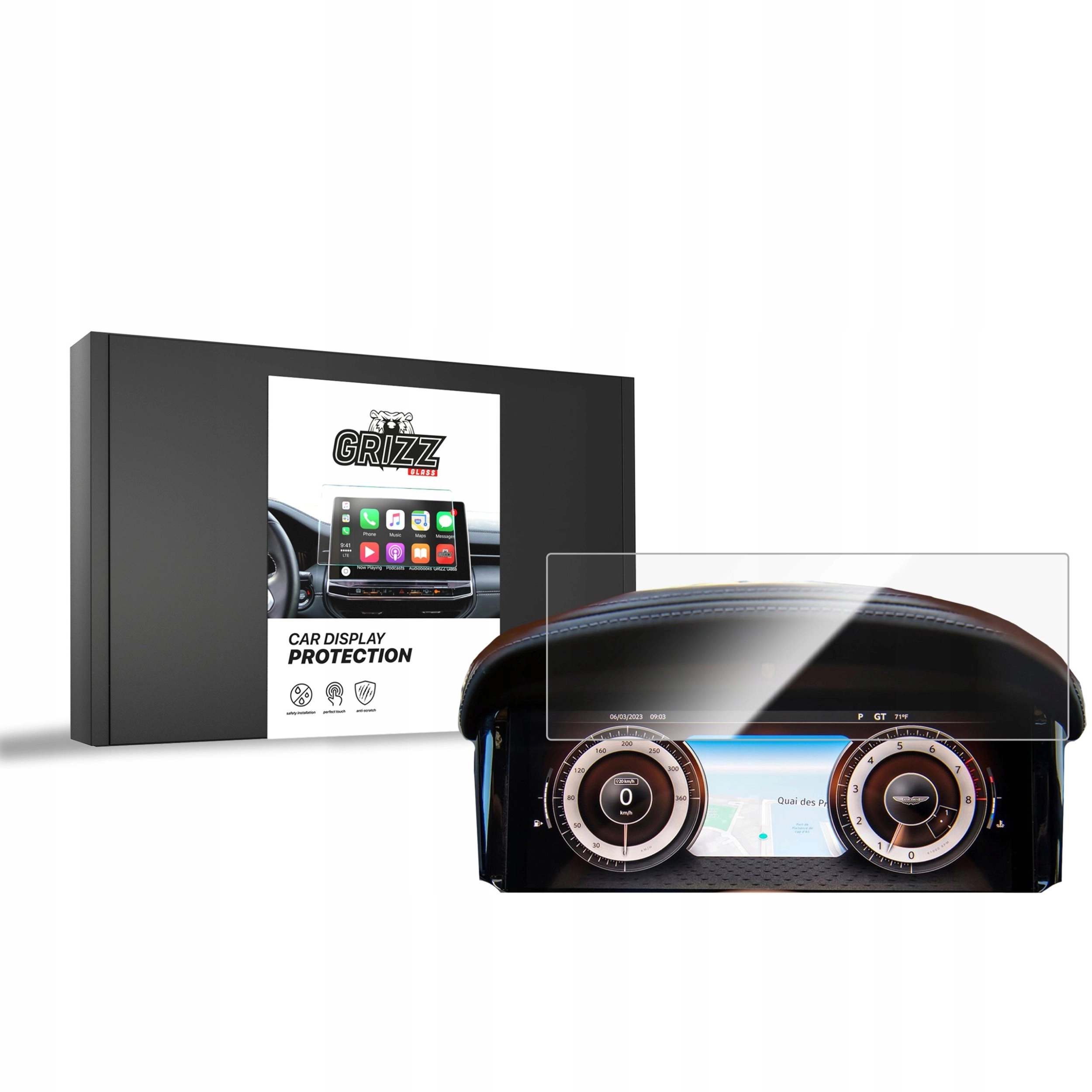 GrizzGlass Navigation Case GrizzGlass CarDisplay Protection