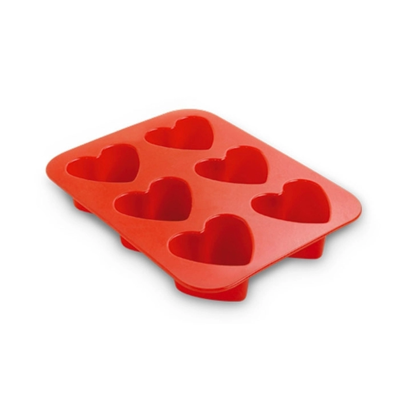 Heart mold 6 pcs. silicone Juliette