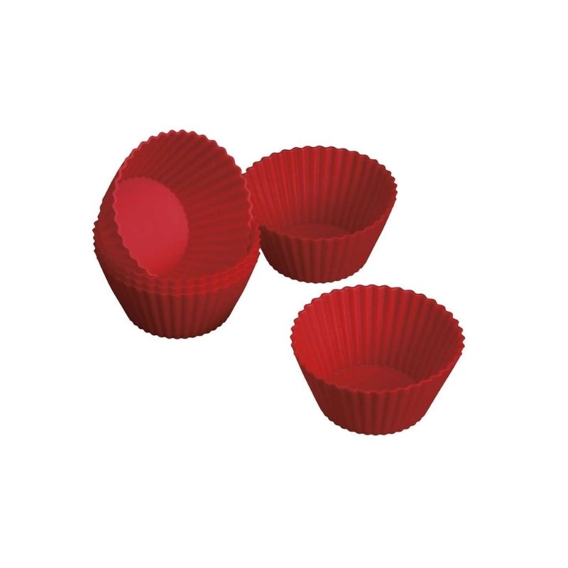 Silicone molds for cupcakes 6 pcs