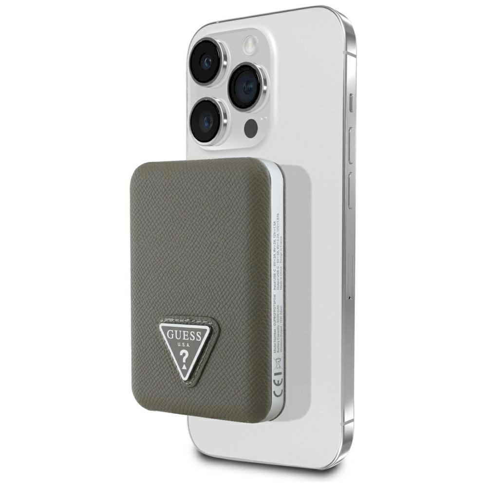 Guess Grained Triangle induction power bank