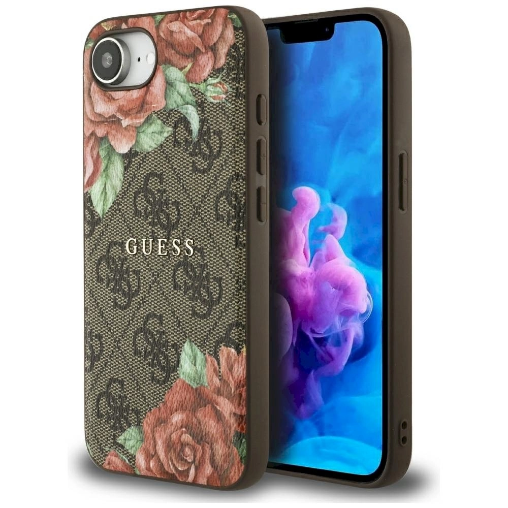 Case Guess 4G Flowers Print MagSafe