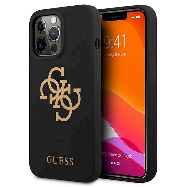 Guess GUHCP13XLS4GGBK Silicone 4G Logo Hard
