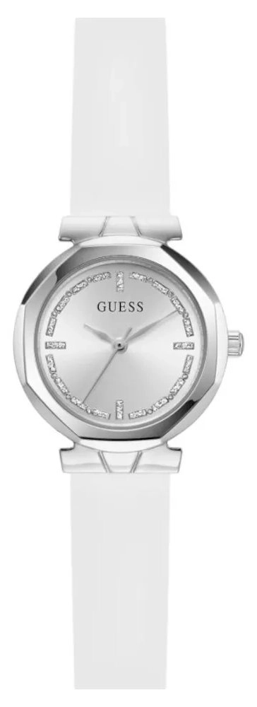 Guess Women`s Bejeweled Watch + box